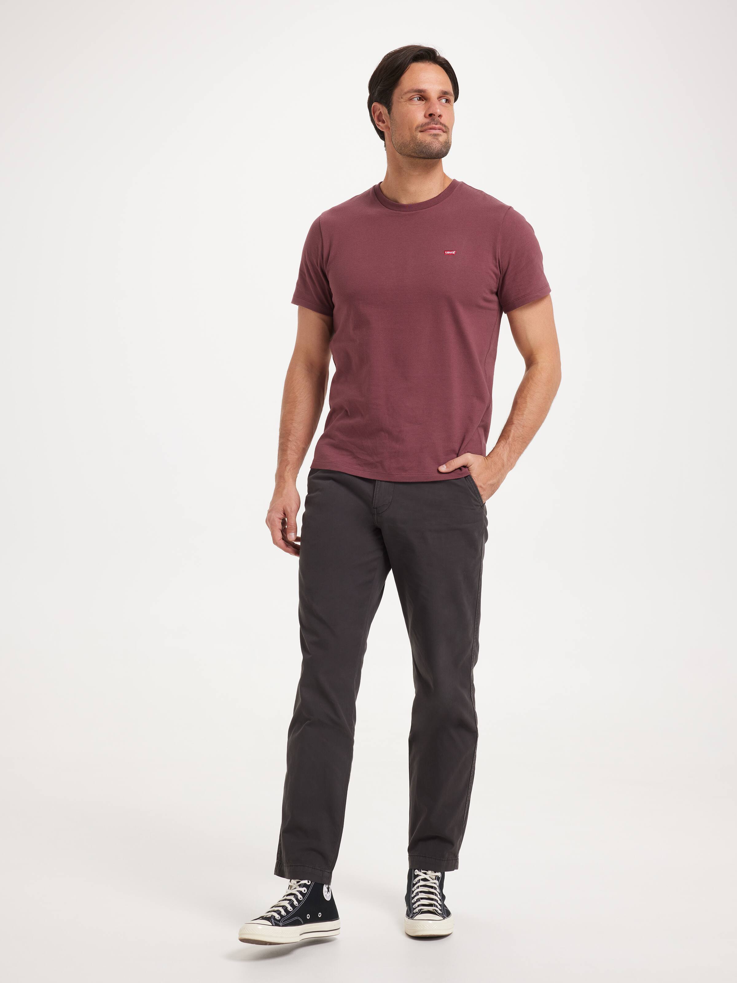 Xx Chino Authentic Straight In Washed Black