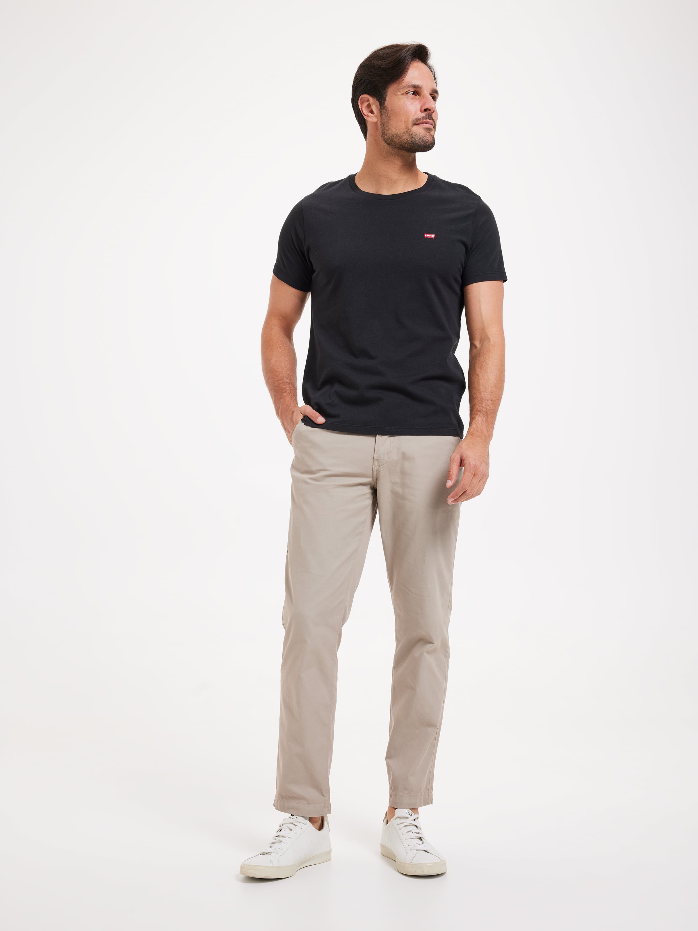 Xx Chino Authentic Straight In Vintage Khaki