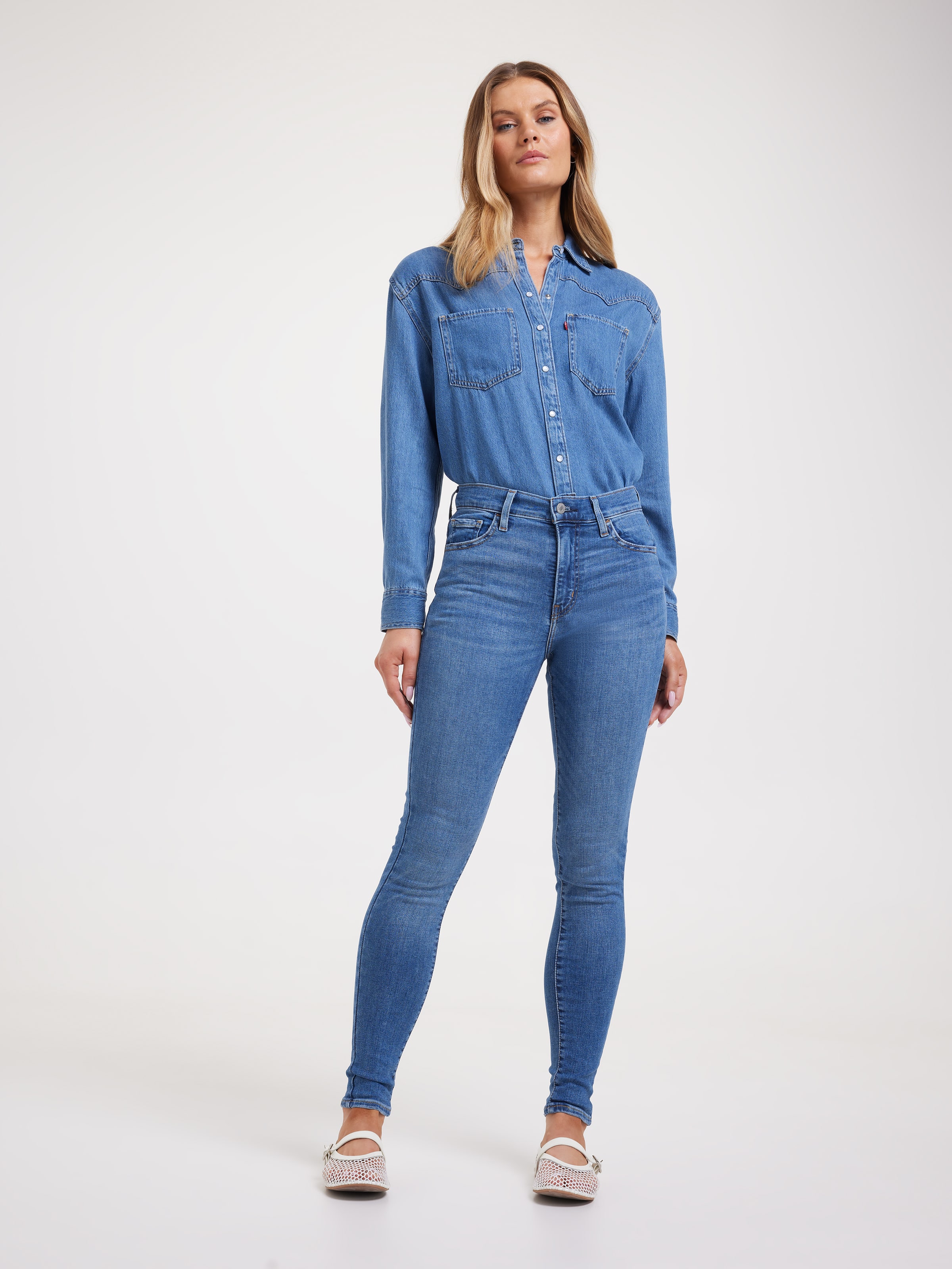 720 High Rise Super Skinny Jean In Animal Kingdom