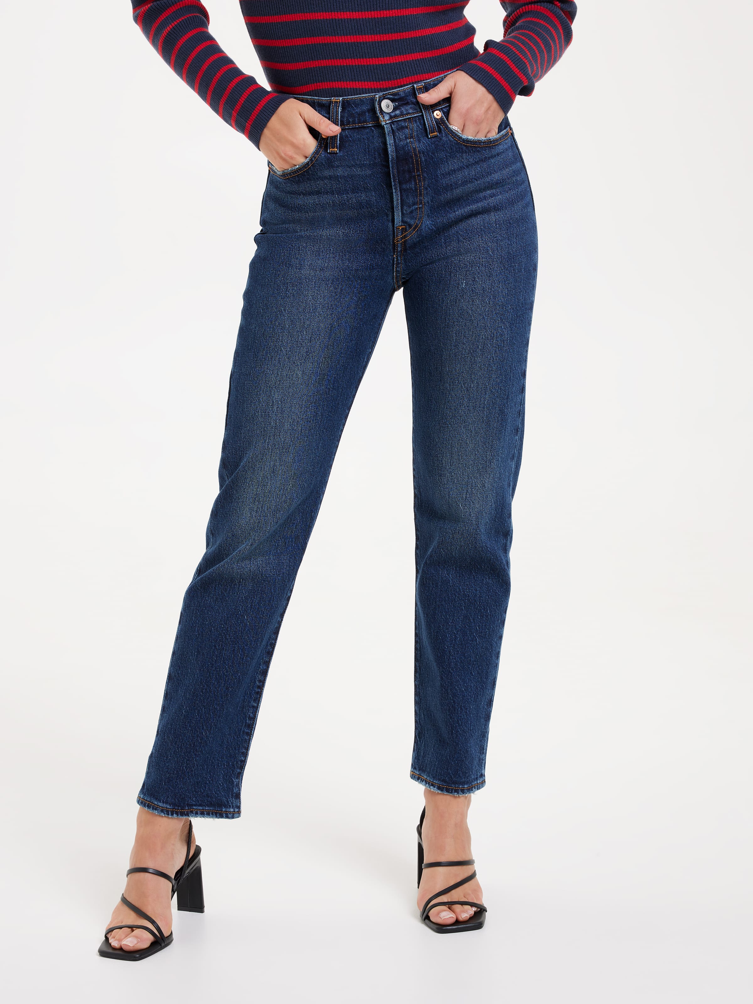 Wedgie Straight In Indifferent Indigo
