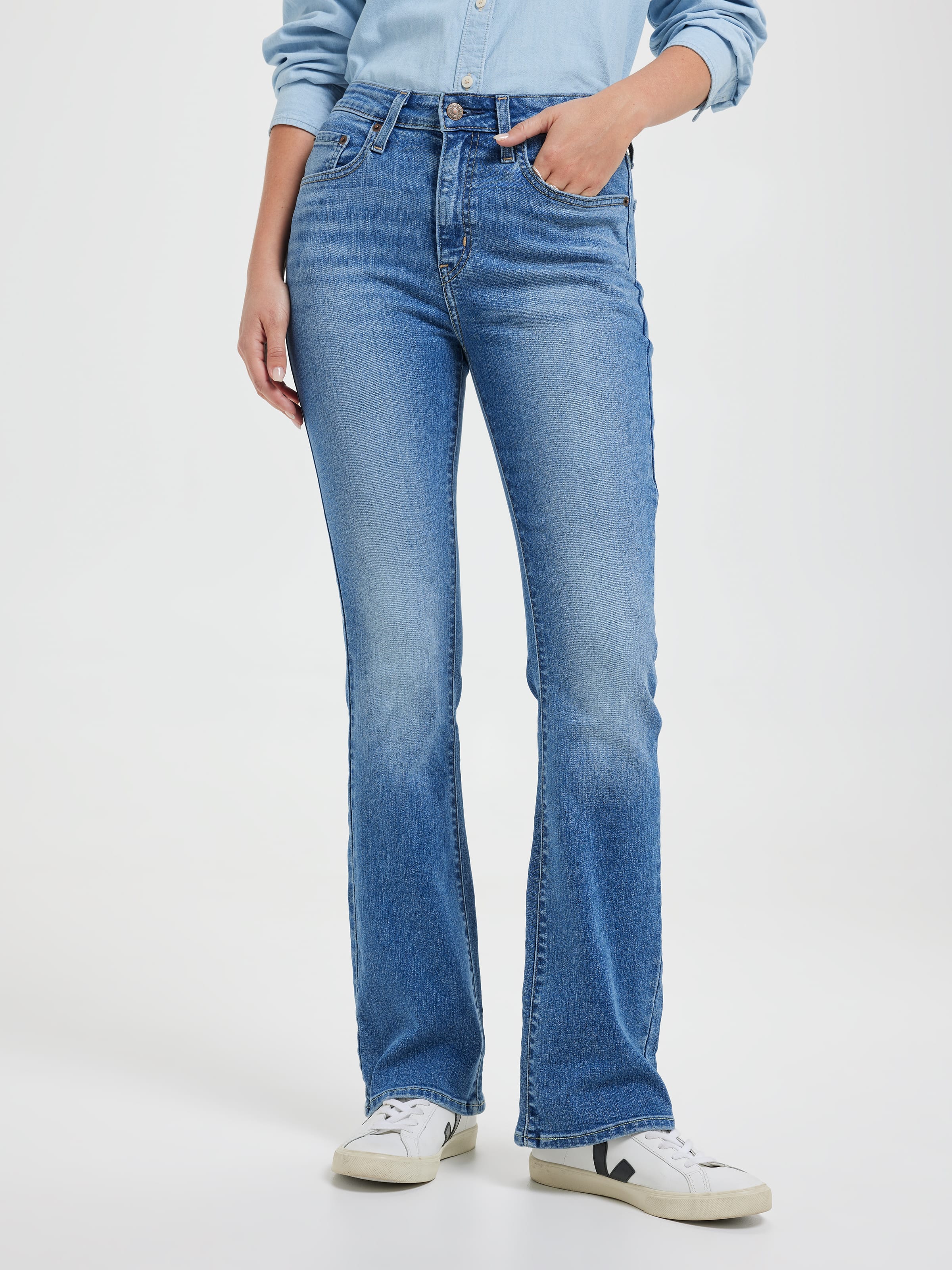725 High Rise Bootcut In Eternal Indigo Mid