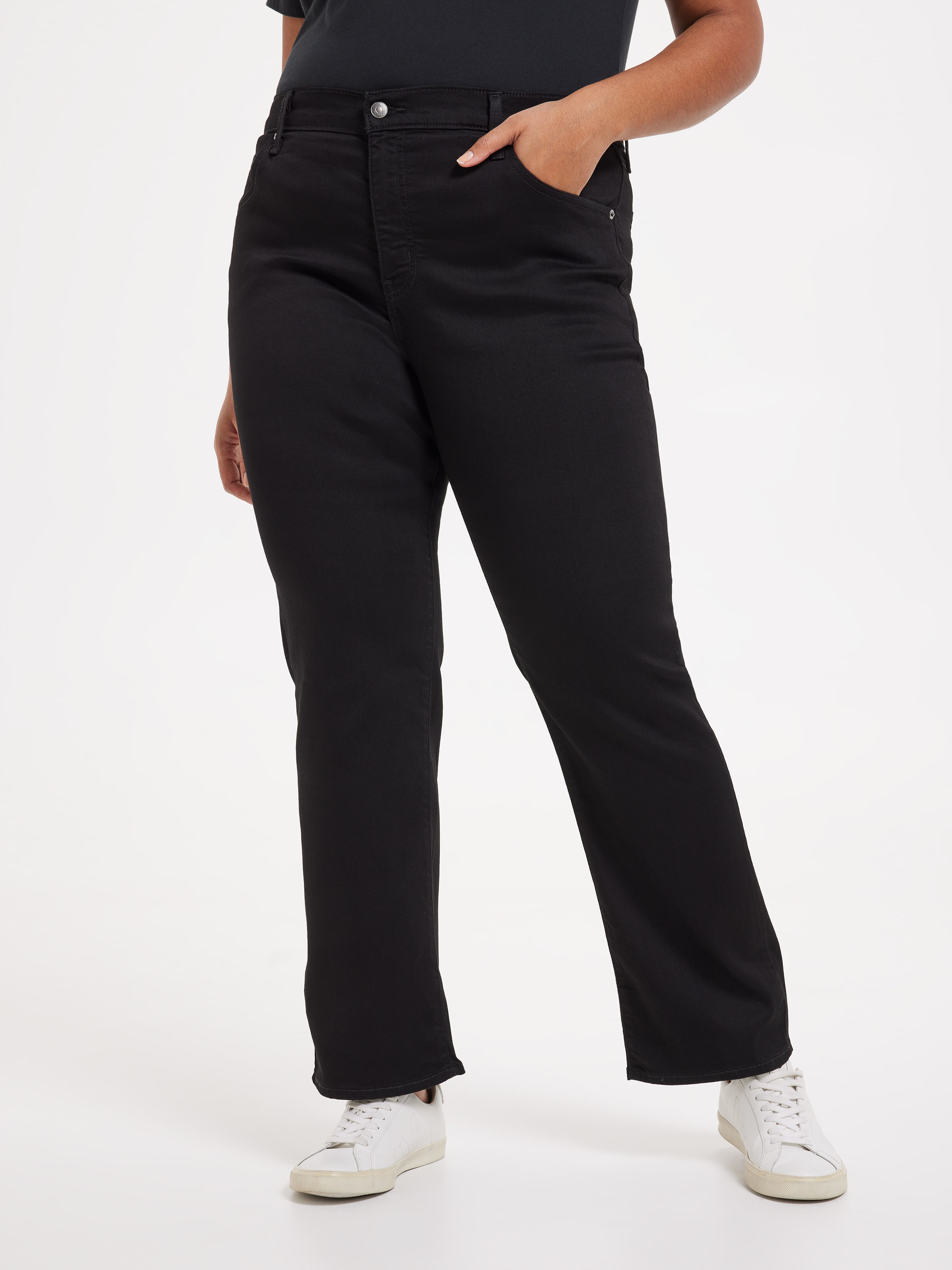 Curve 724 High Rise Straight In Soft Black