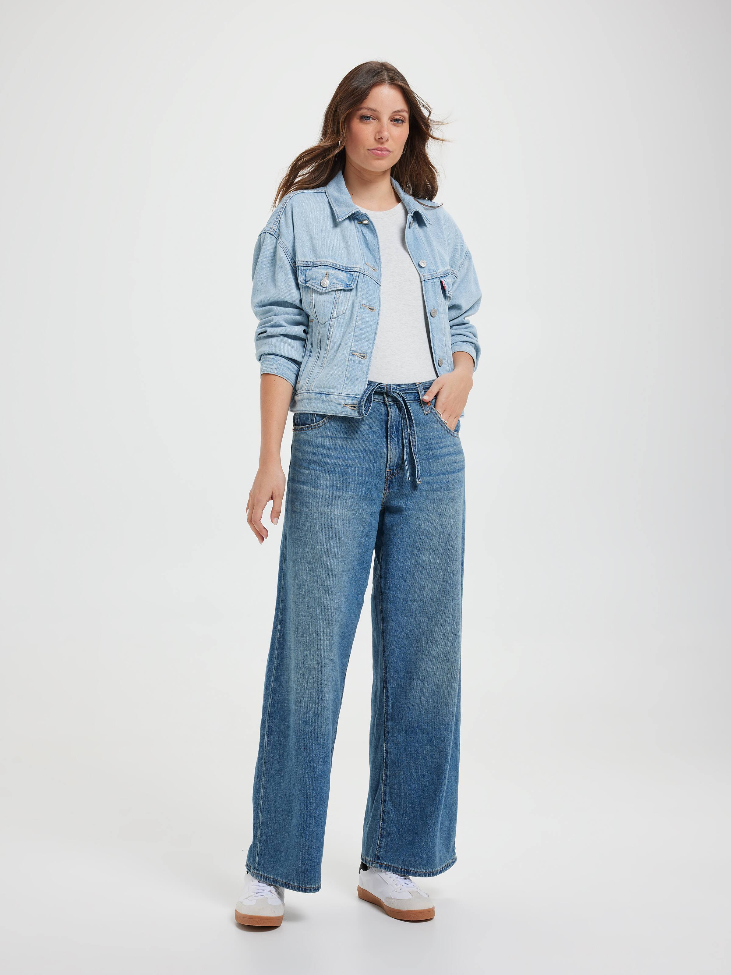 Shrunken 90'S Trucker Jacket In Luxury Trip