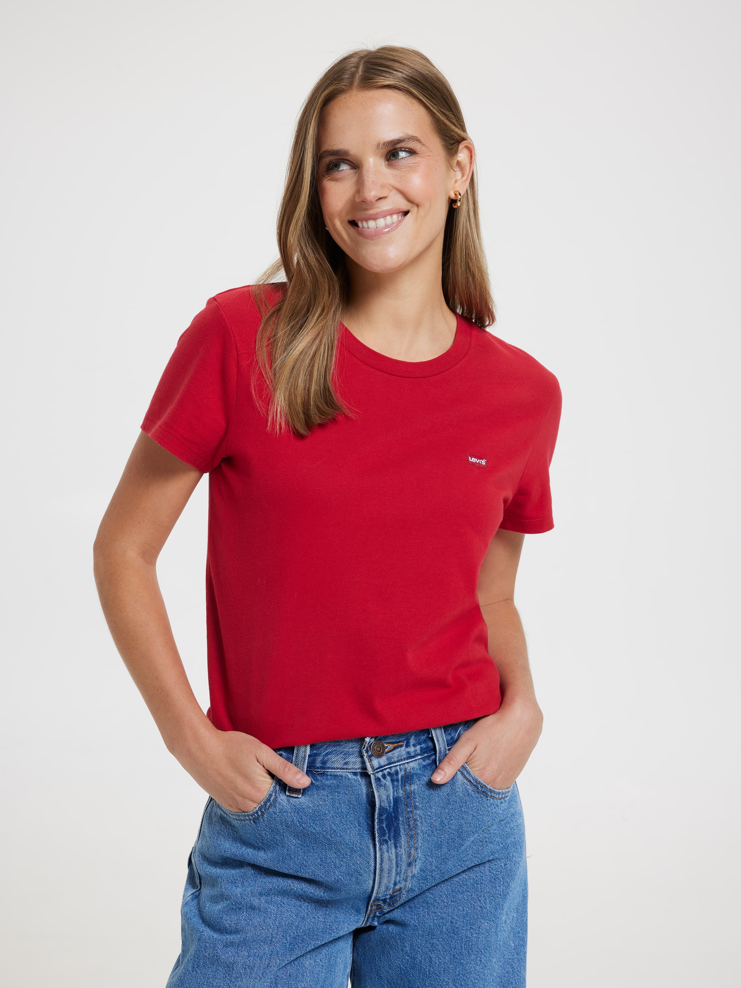 Perfect Hm Tee In Scarlet Smile