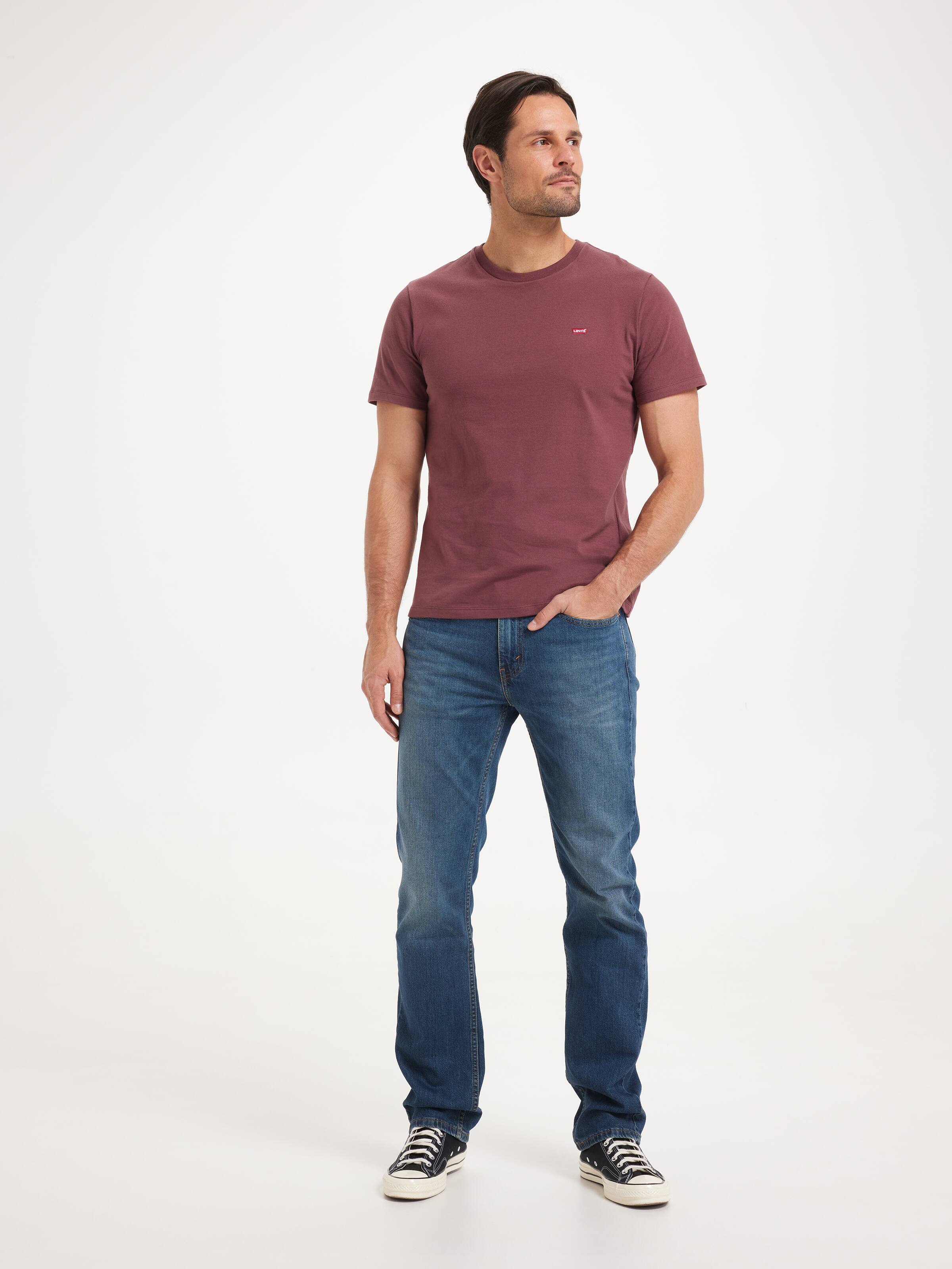 Original Hm Tee In Red Mahogany