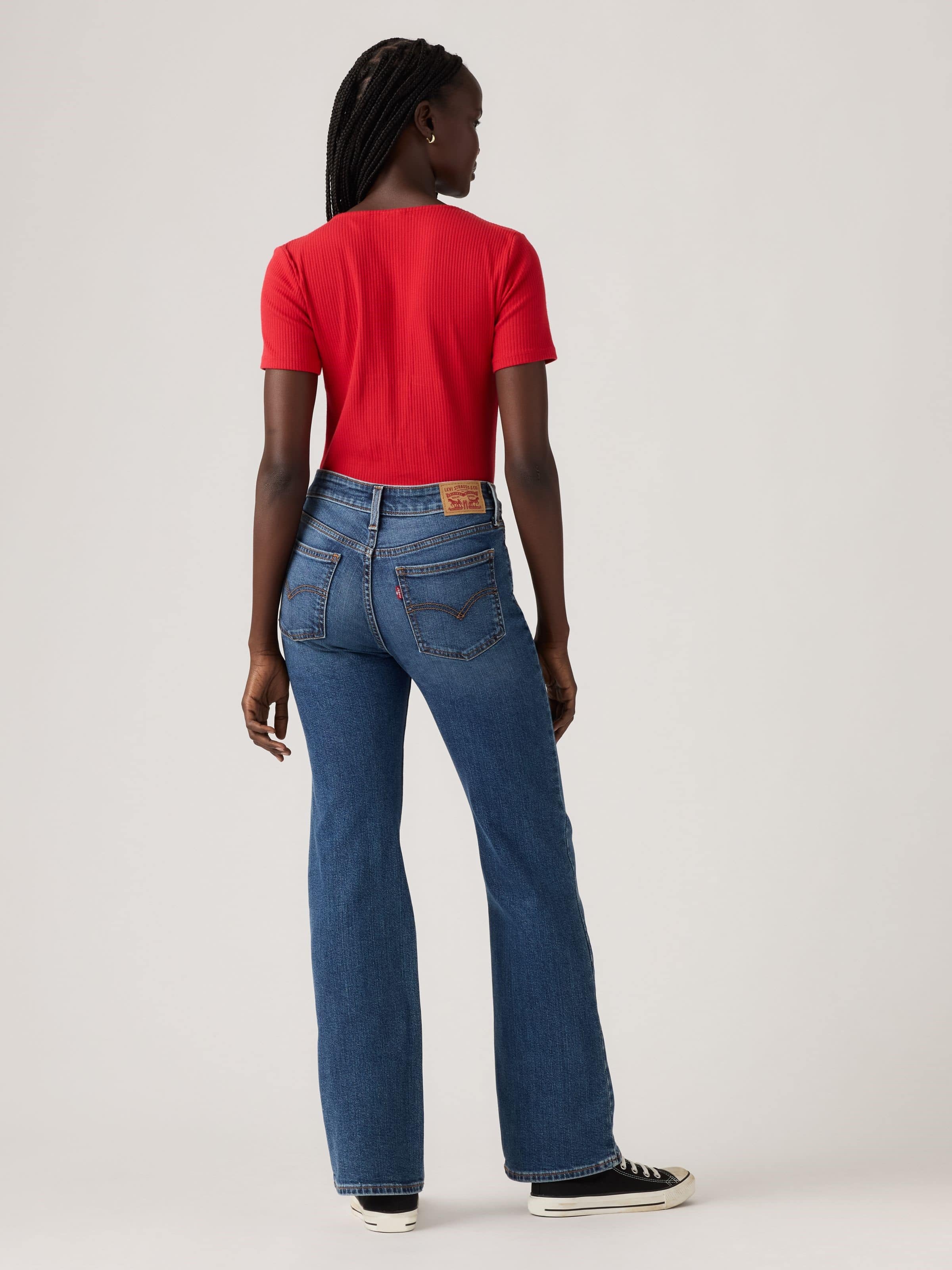 Superlow Boot In Darted Denim