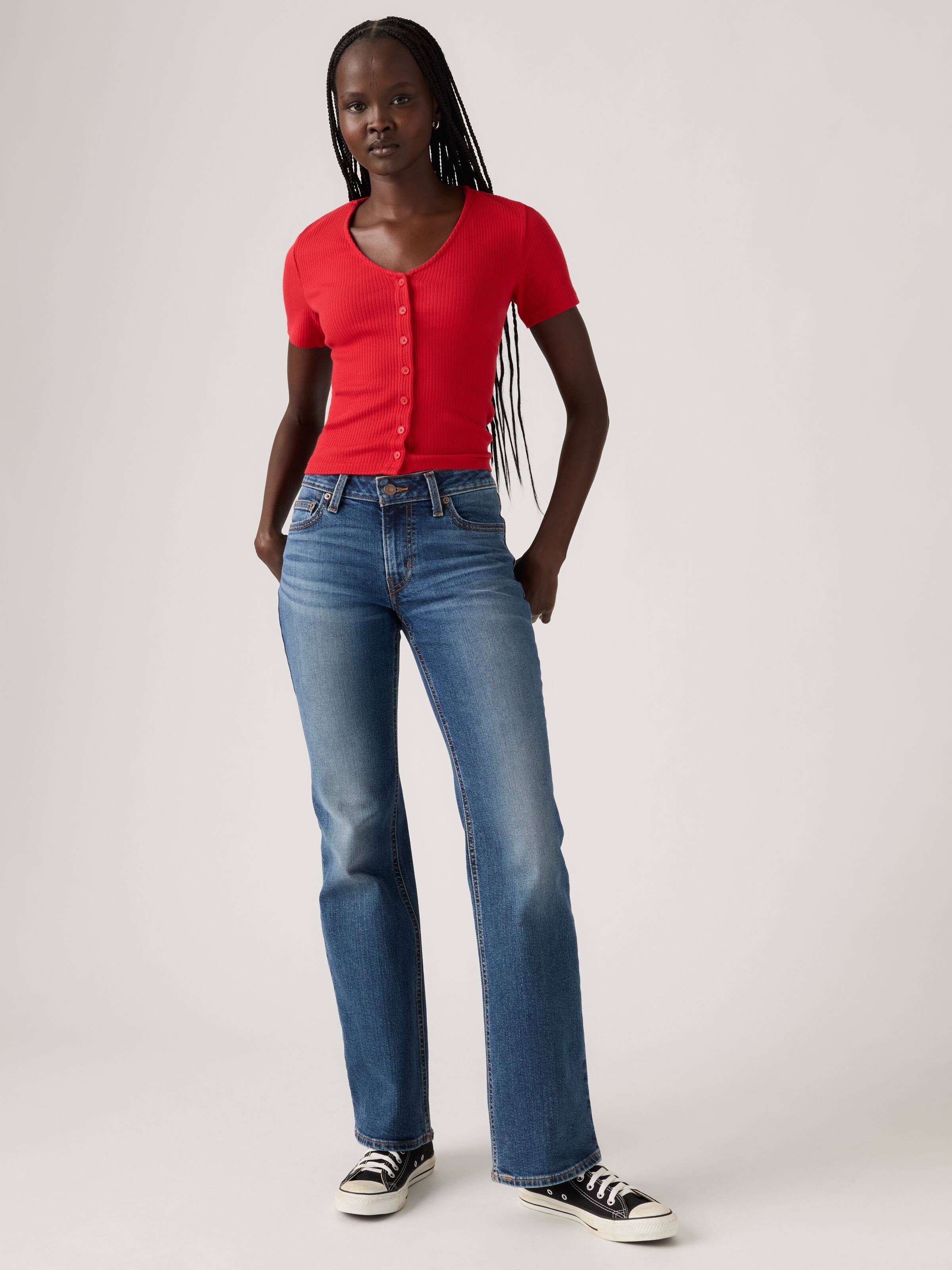Superlow Boot In Darted Denim