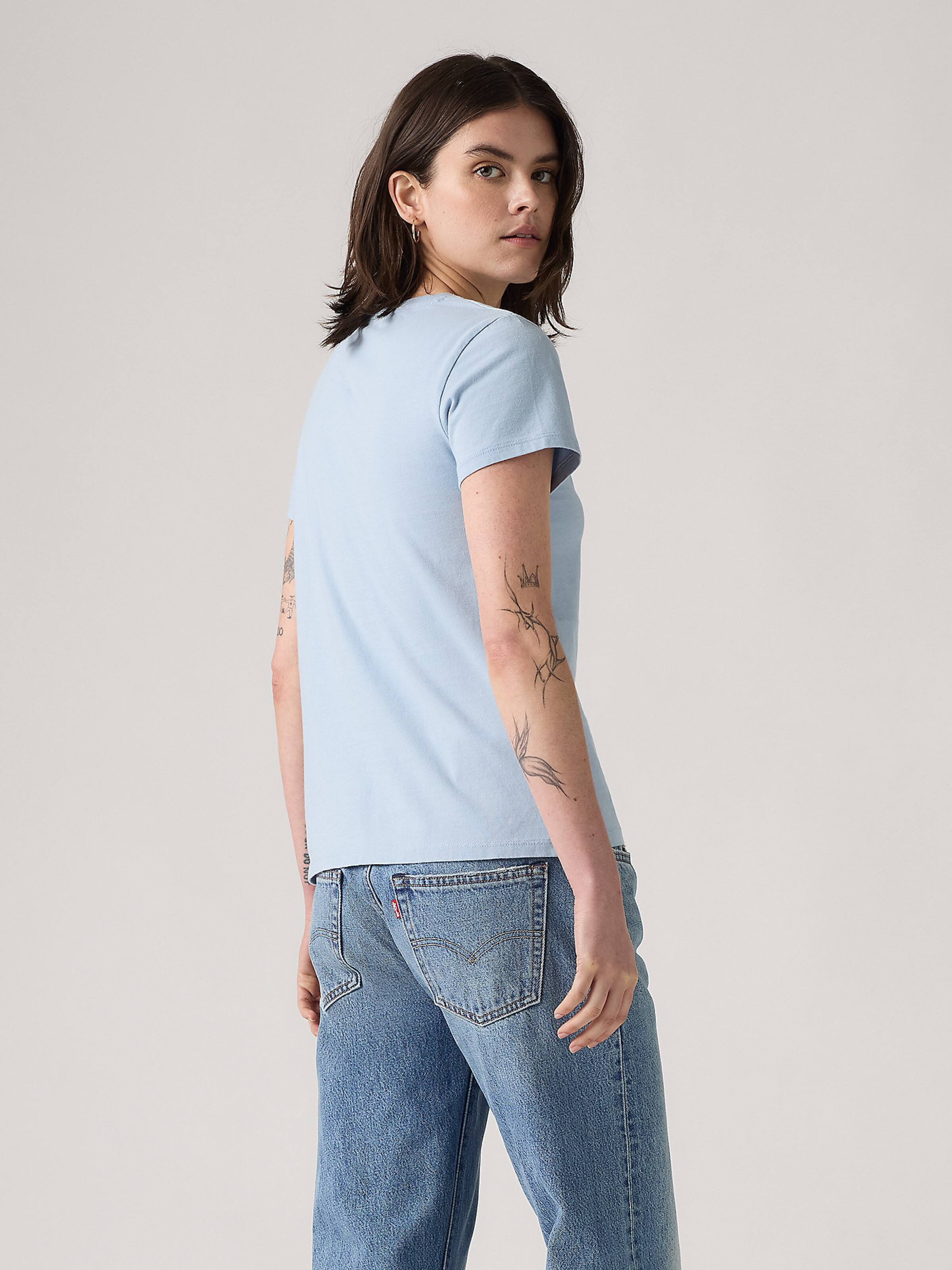Perfect Hm Tee In Chambray Blue