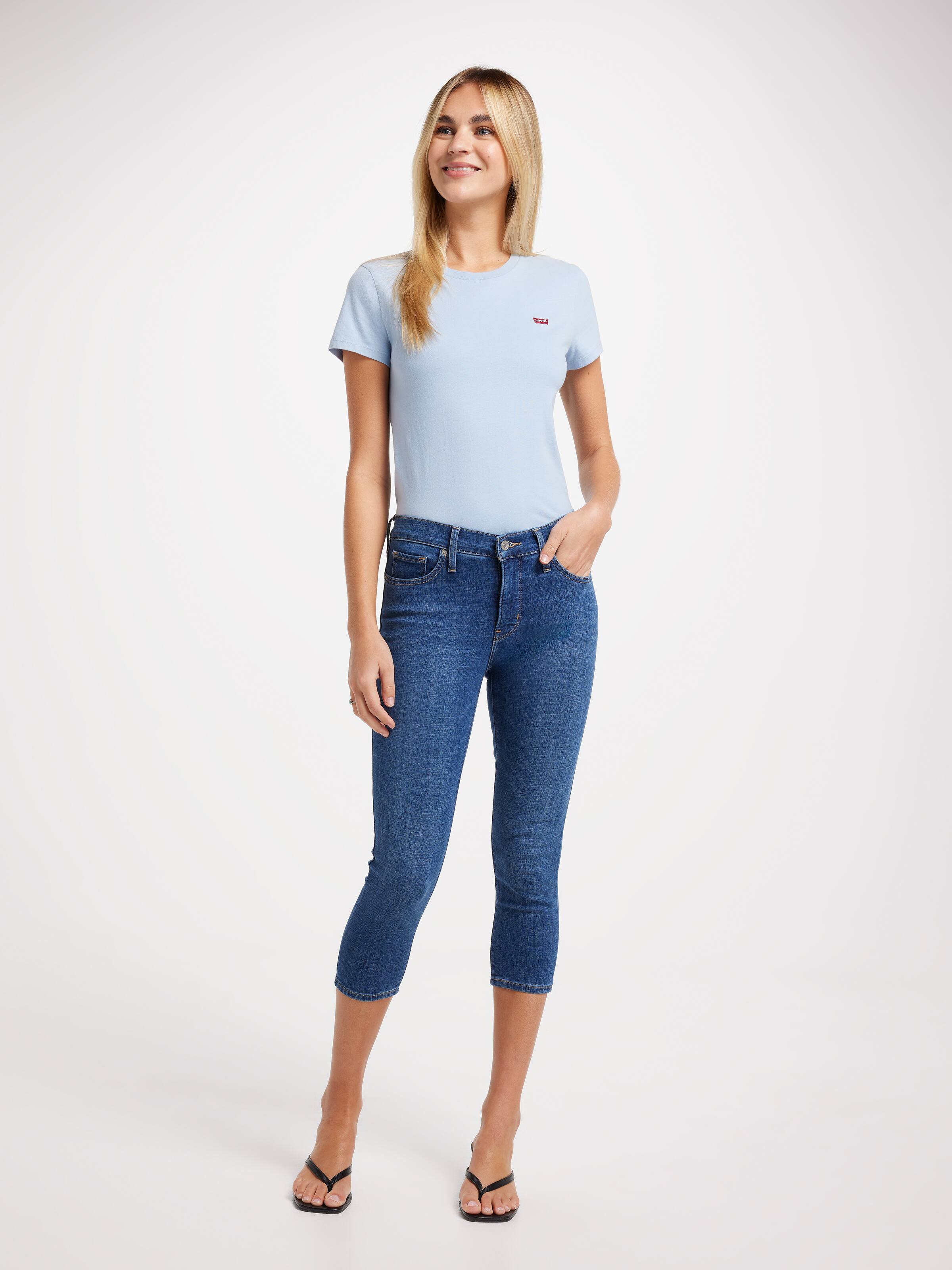 Perfect Hm Tee In Chambray Blue