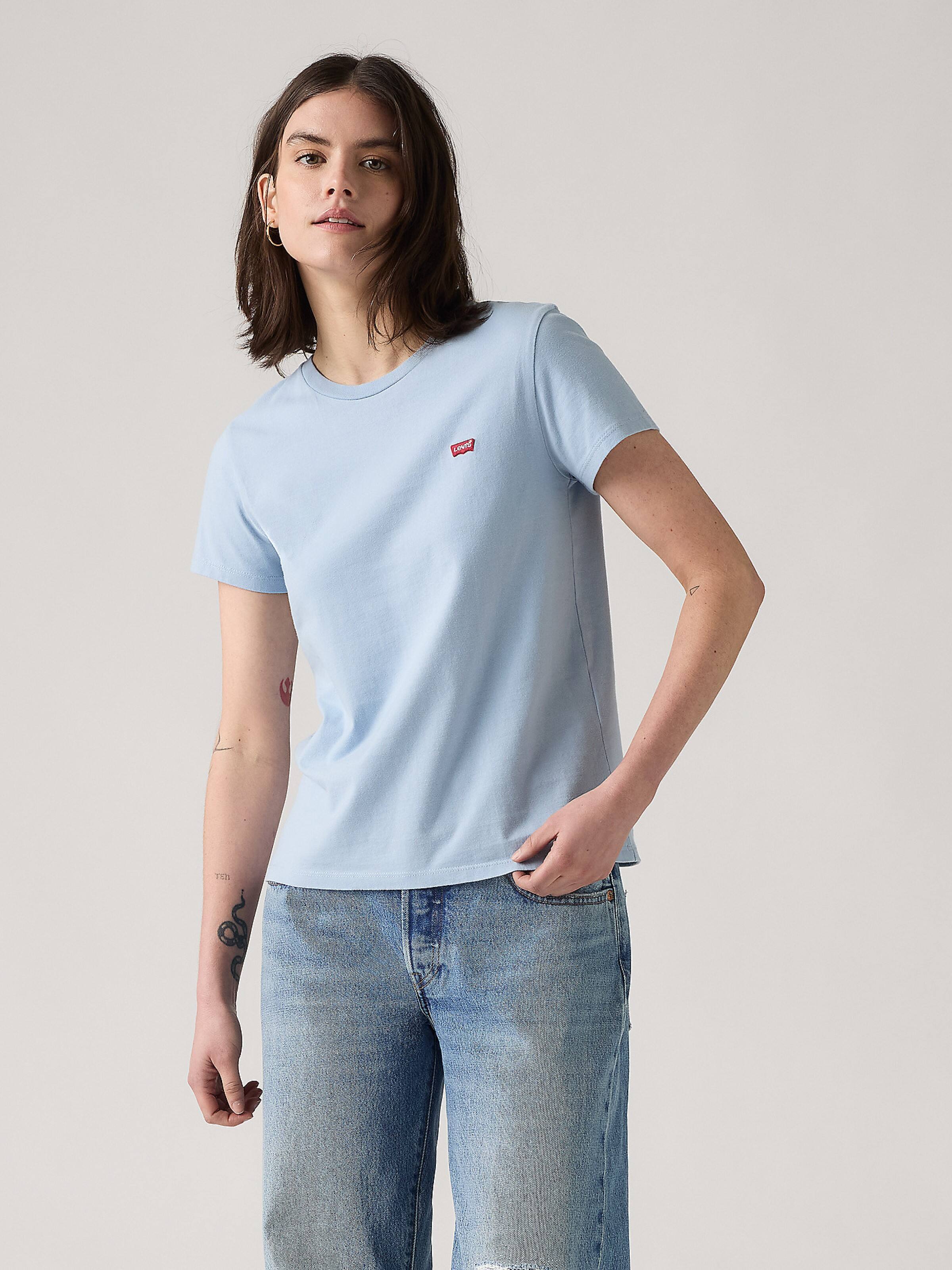 Perfect Hm Tee In Chambray Blue