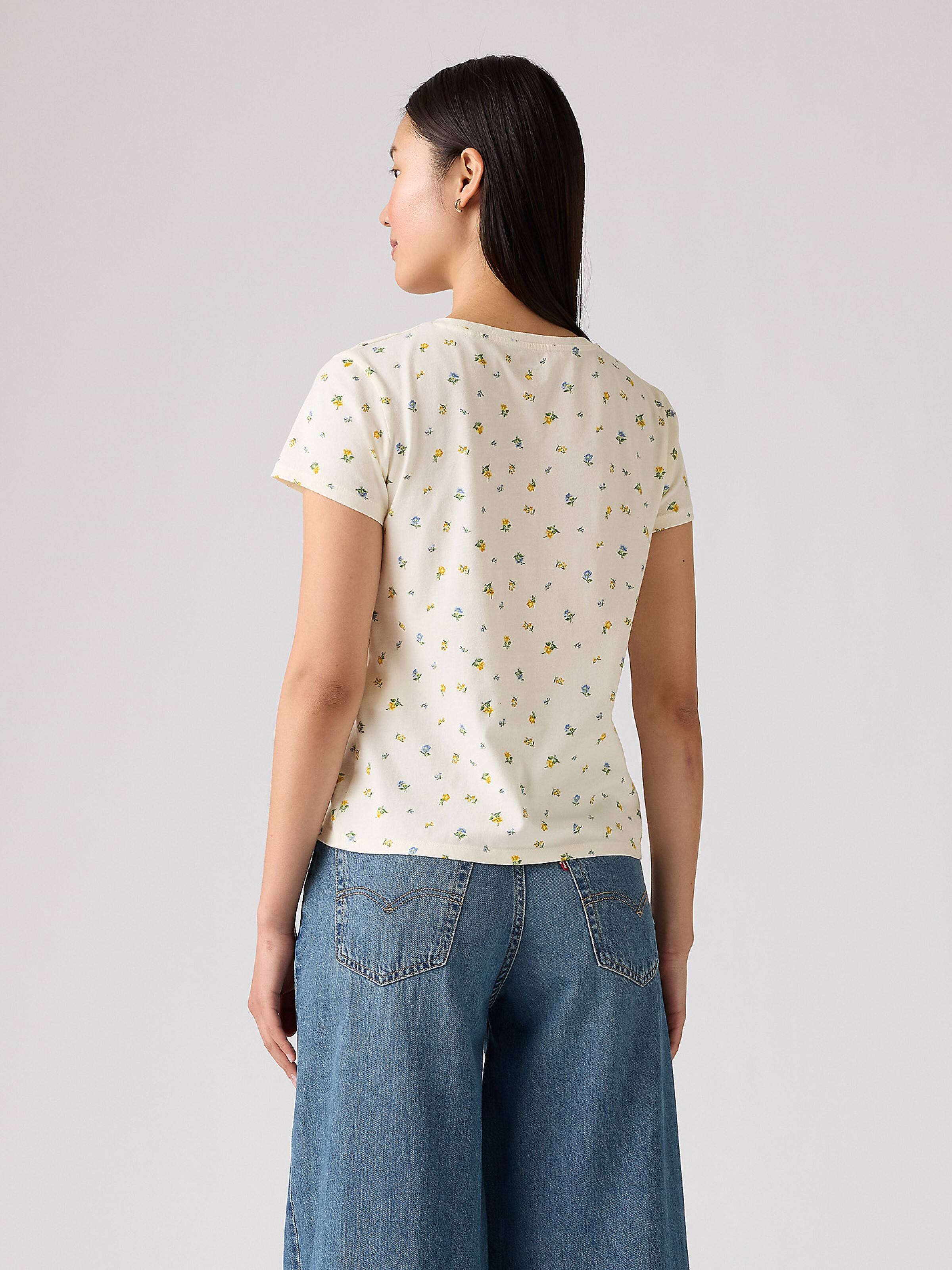 Perfect Hm Tee In Deirdre Ditsy Floral Egret