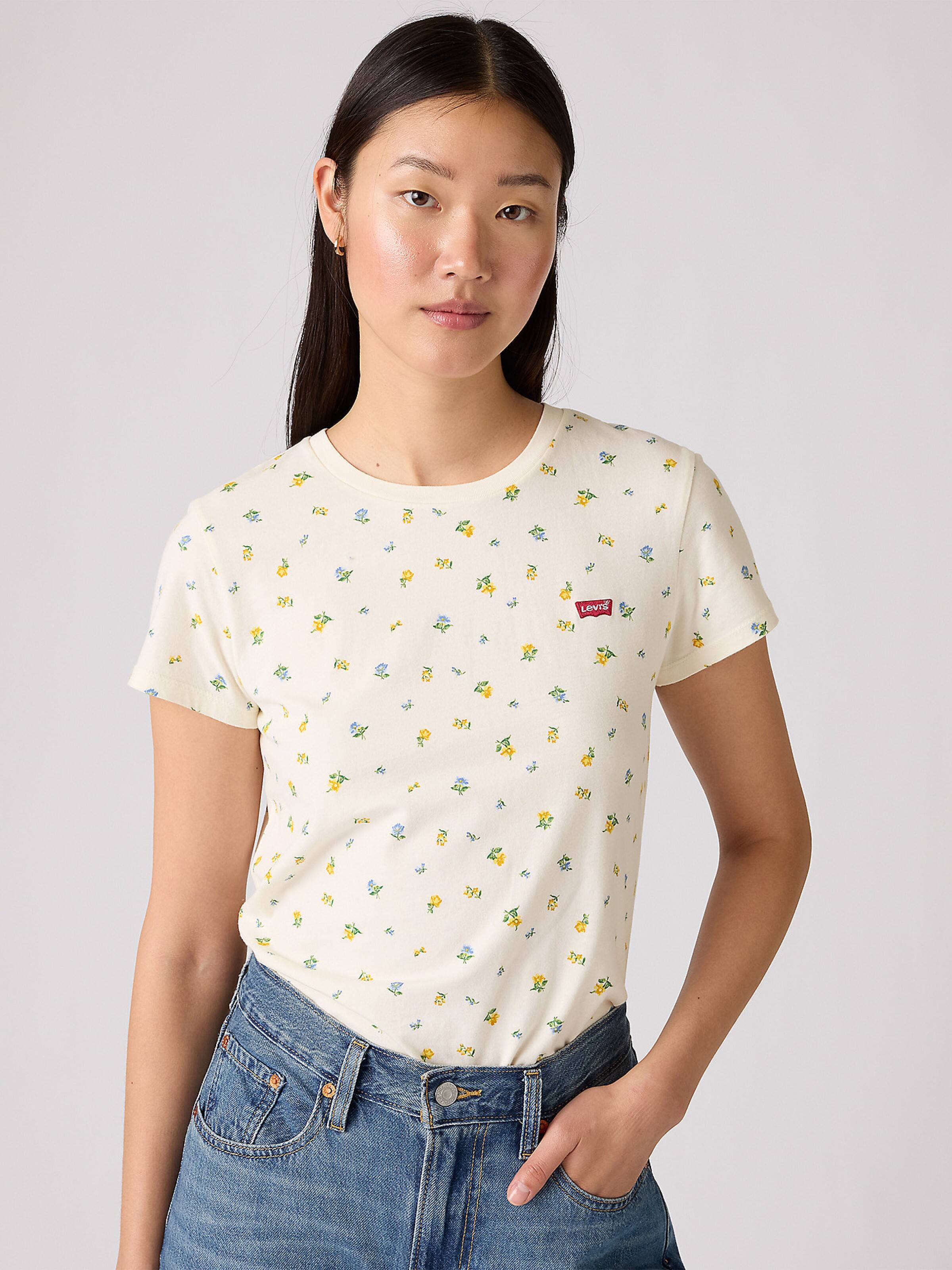 Perfect Hm Tee In Deirdre Ditsy Floral Egret