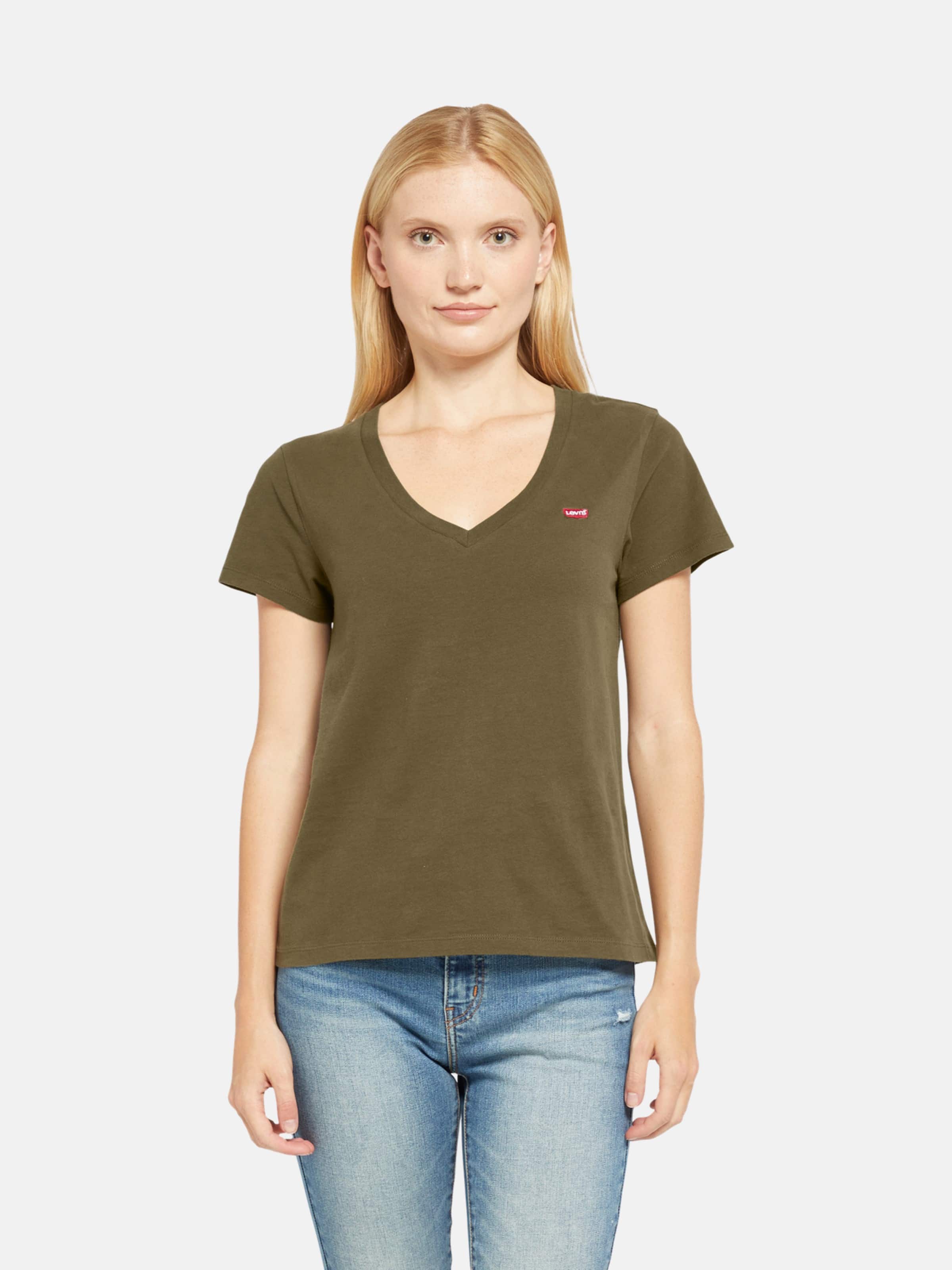 Perfect Hm V Neck In Olive Night