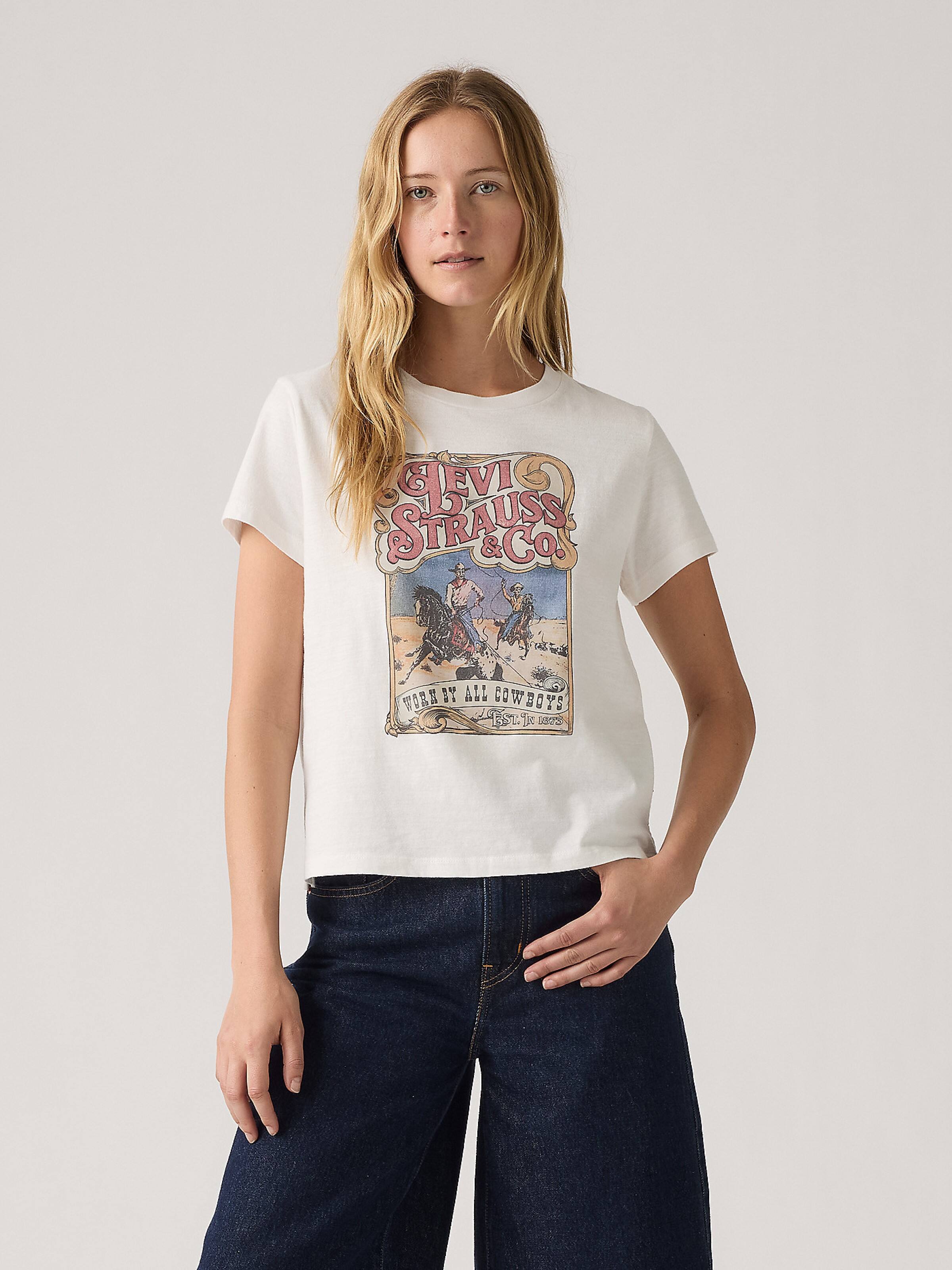 Graphic Boxy Tshirt In Western Archival Worn By All Cowboys Poster Sugar Swizzle