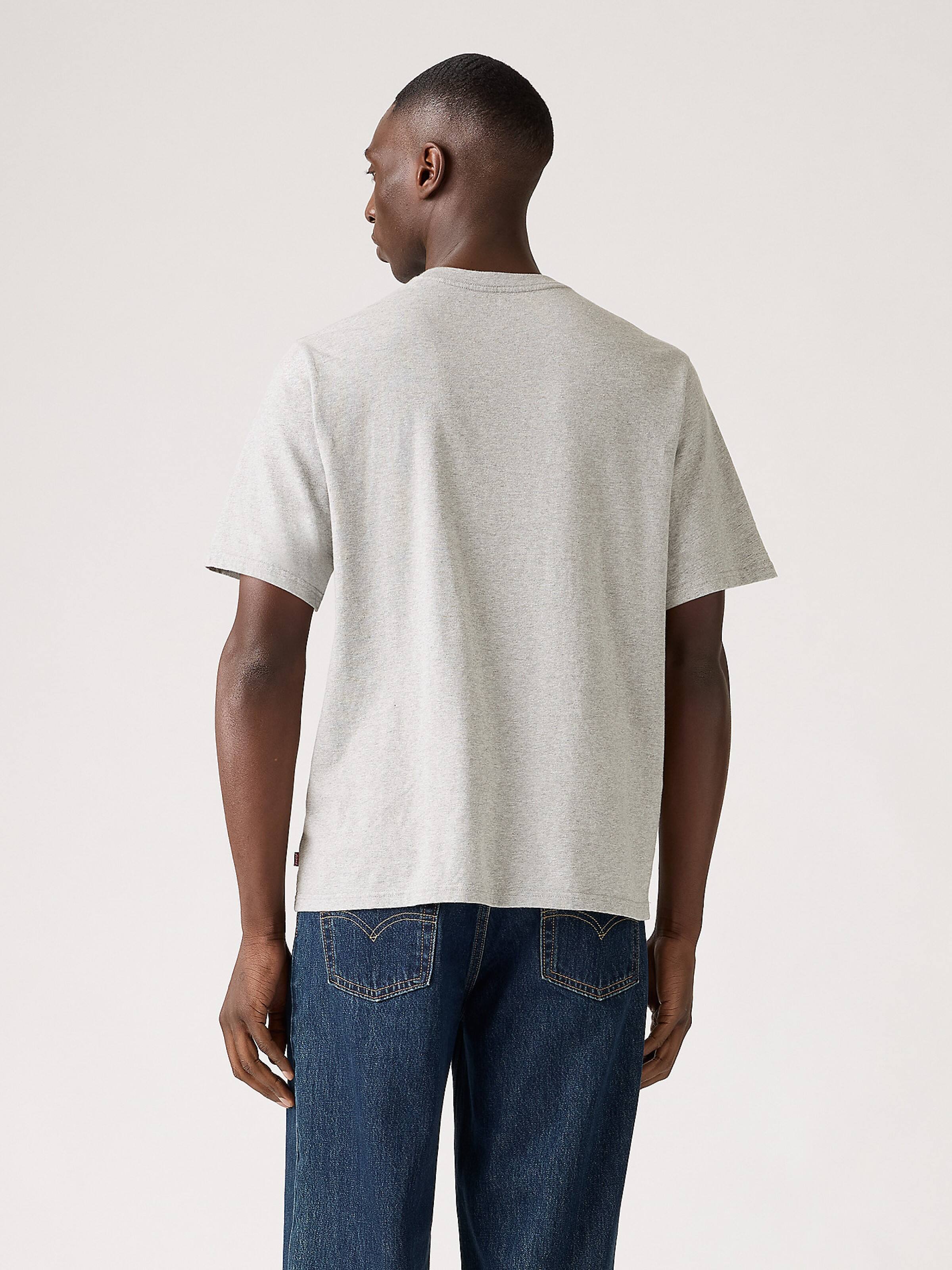 Relaxed Fit Tee In Saddle Man 3 Mid Tone Heather Grey