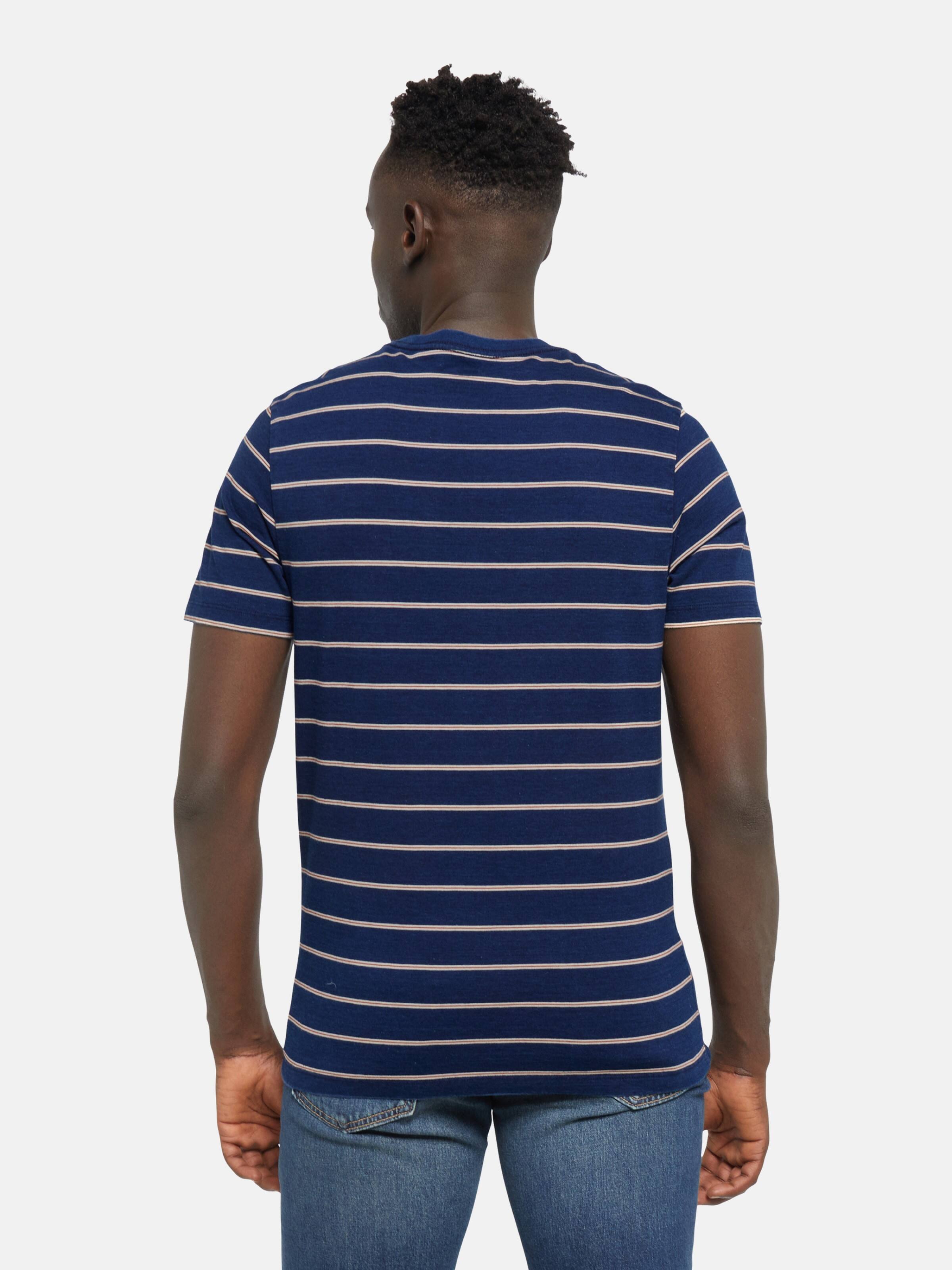 Original Hm Tee In Taper Stripe True Indigo Dark