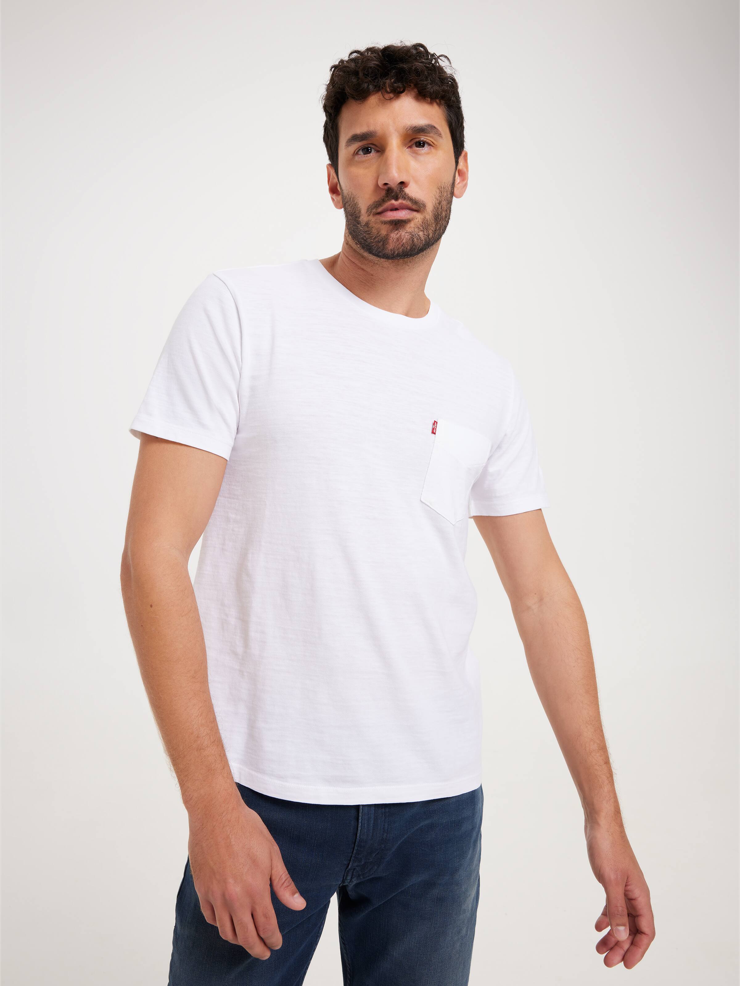 Classic Pocket Tee In White