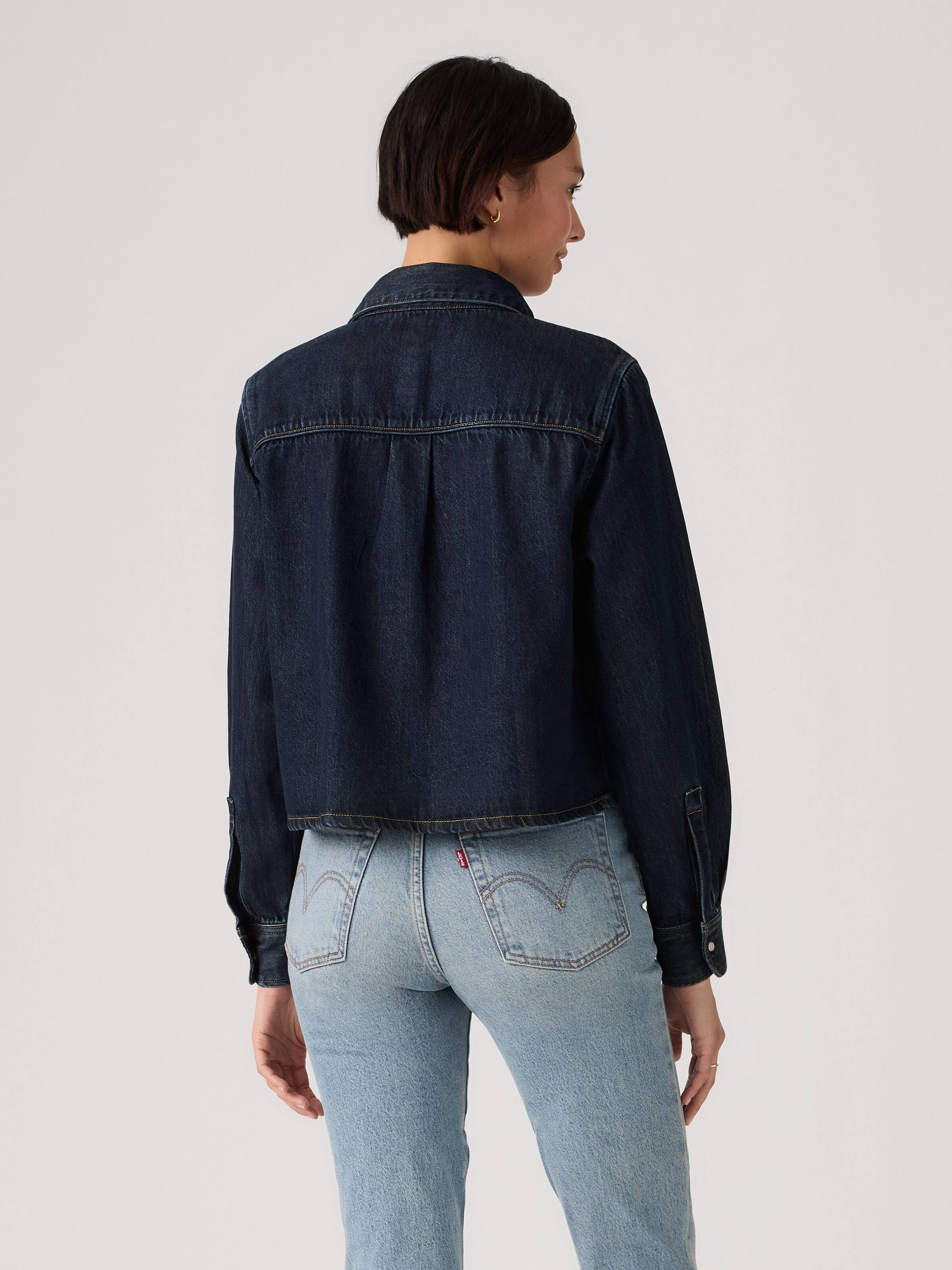 Logan Tencel Shacket In Dark Knights