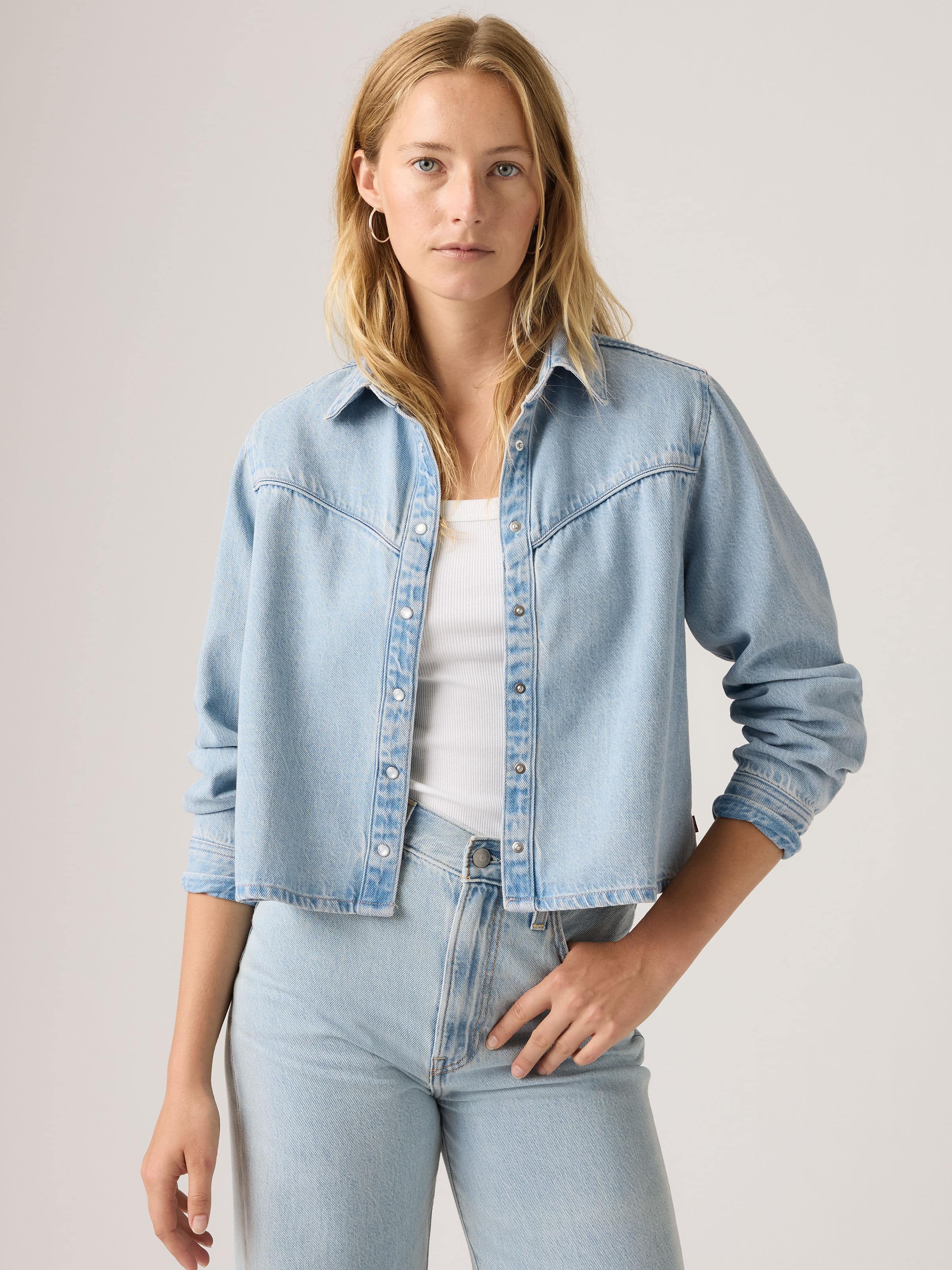 Logan Tencel Shacket In Blasted Stone