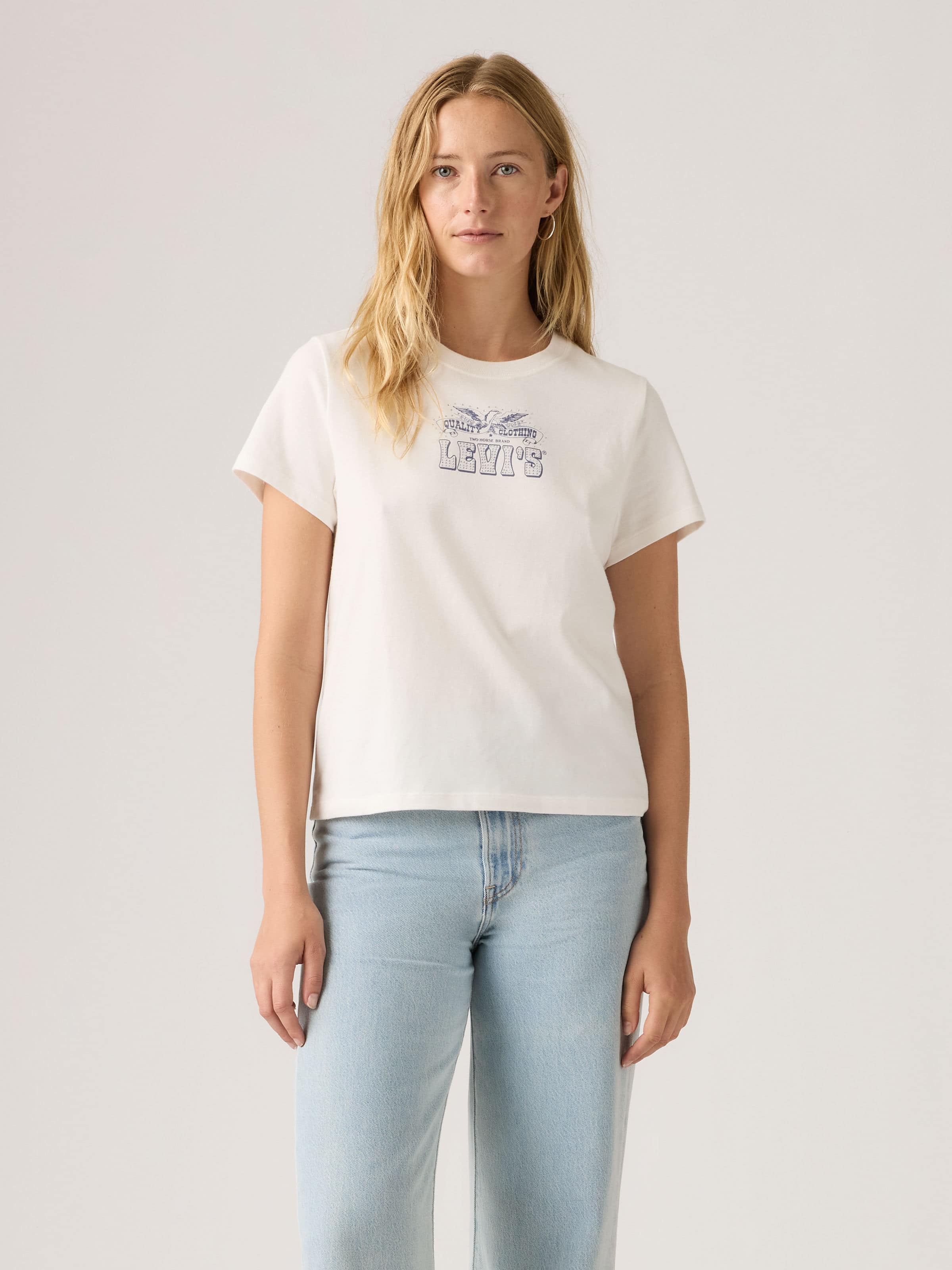 Favorite Tee In Rhinestone Eagle Reissue Sugar Swizzle