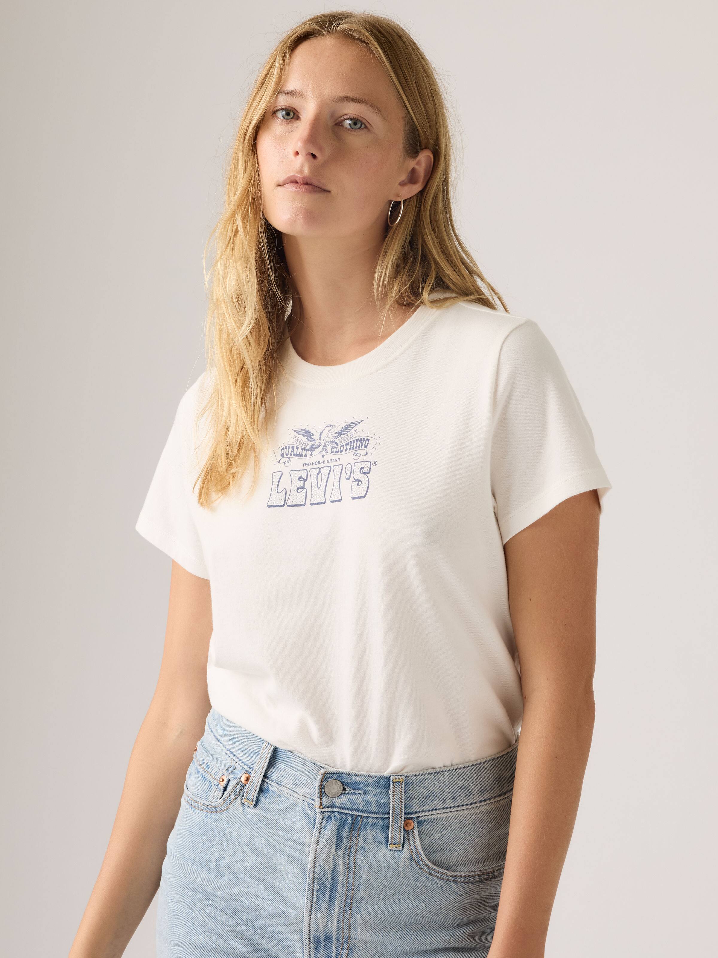 Favorite Tee In Rhinestone Eagle Reissue Sugar Swizzle