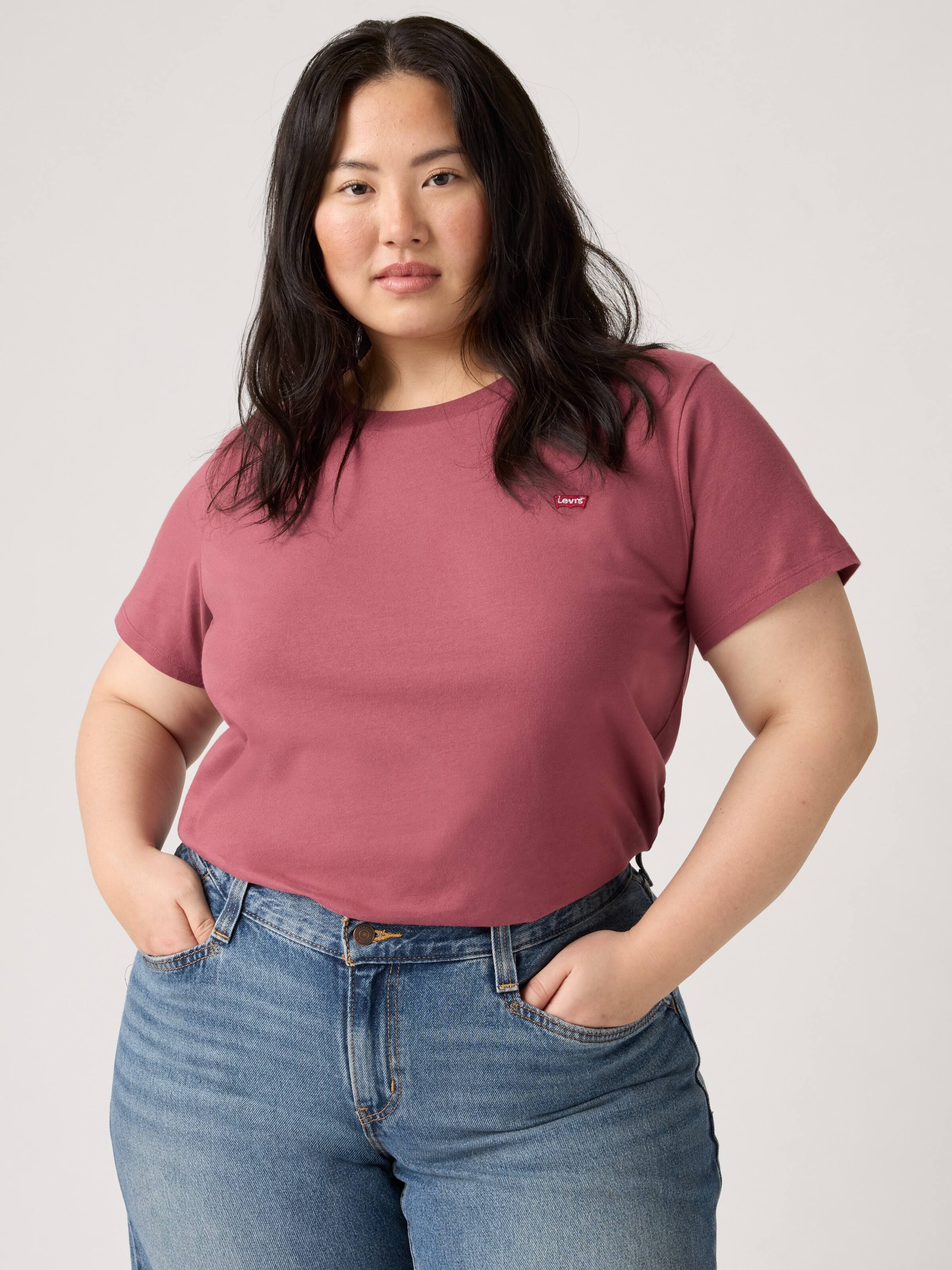 Curve Perfect Tee In Crushed Berry