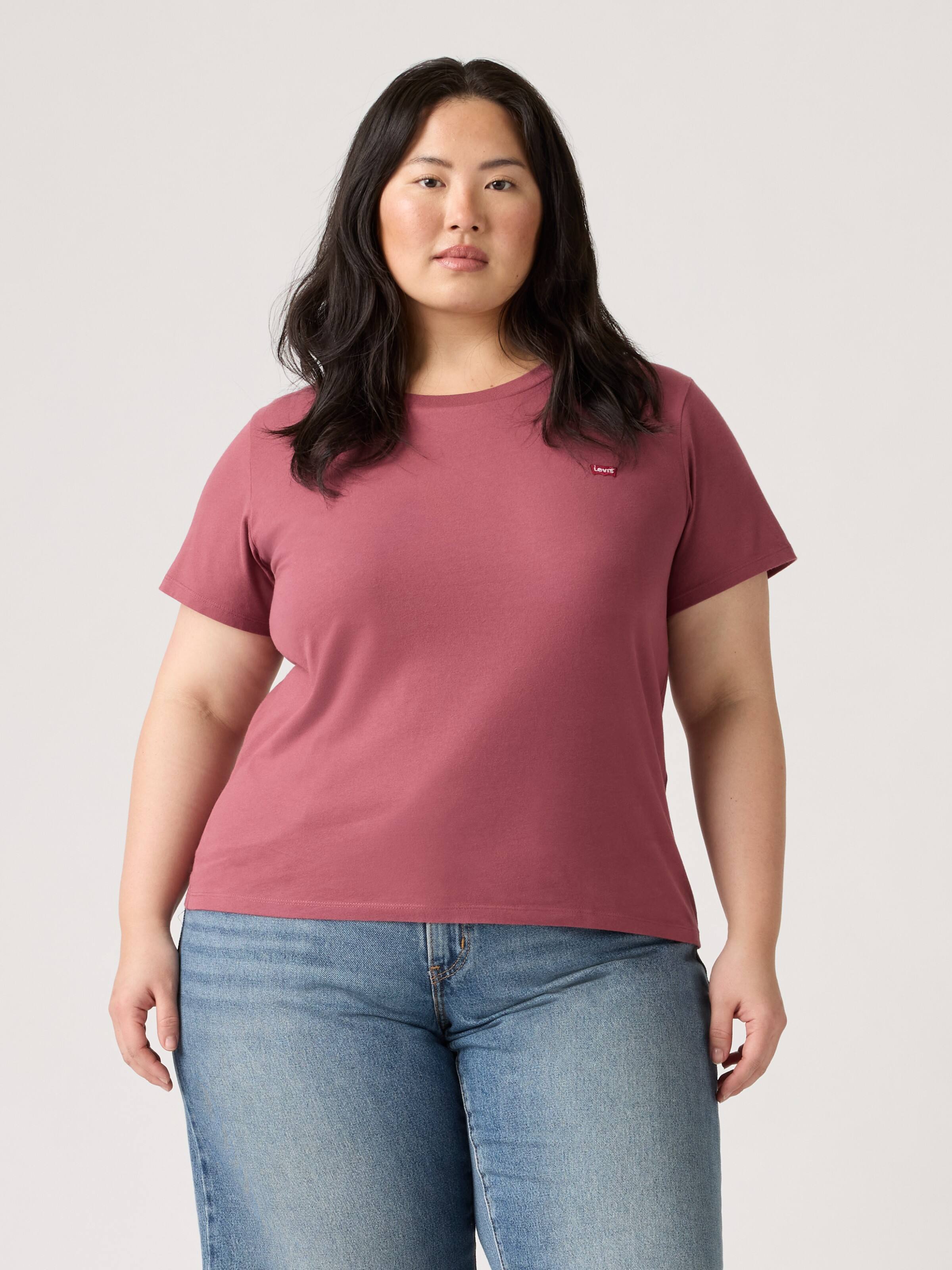 Curve Perfect Tee In Crushed Berry