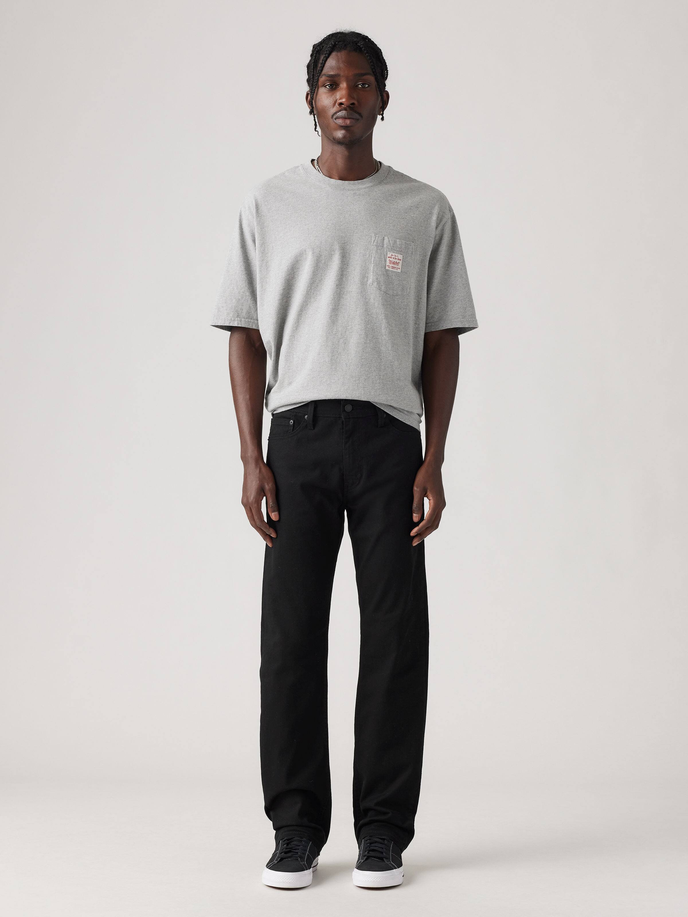 513 Slim Straight In Jet Black