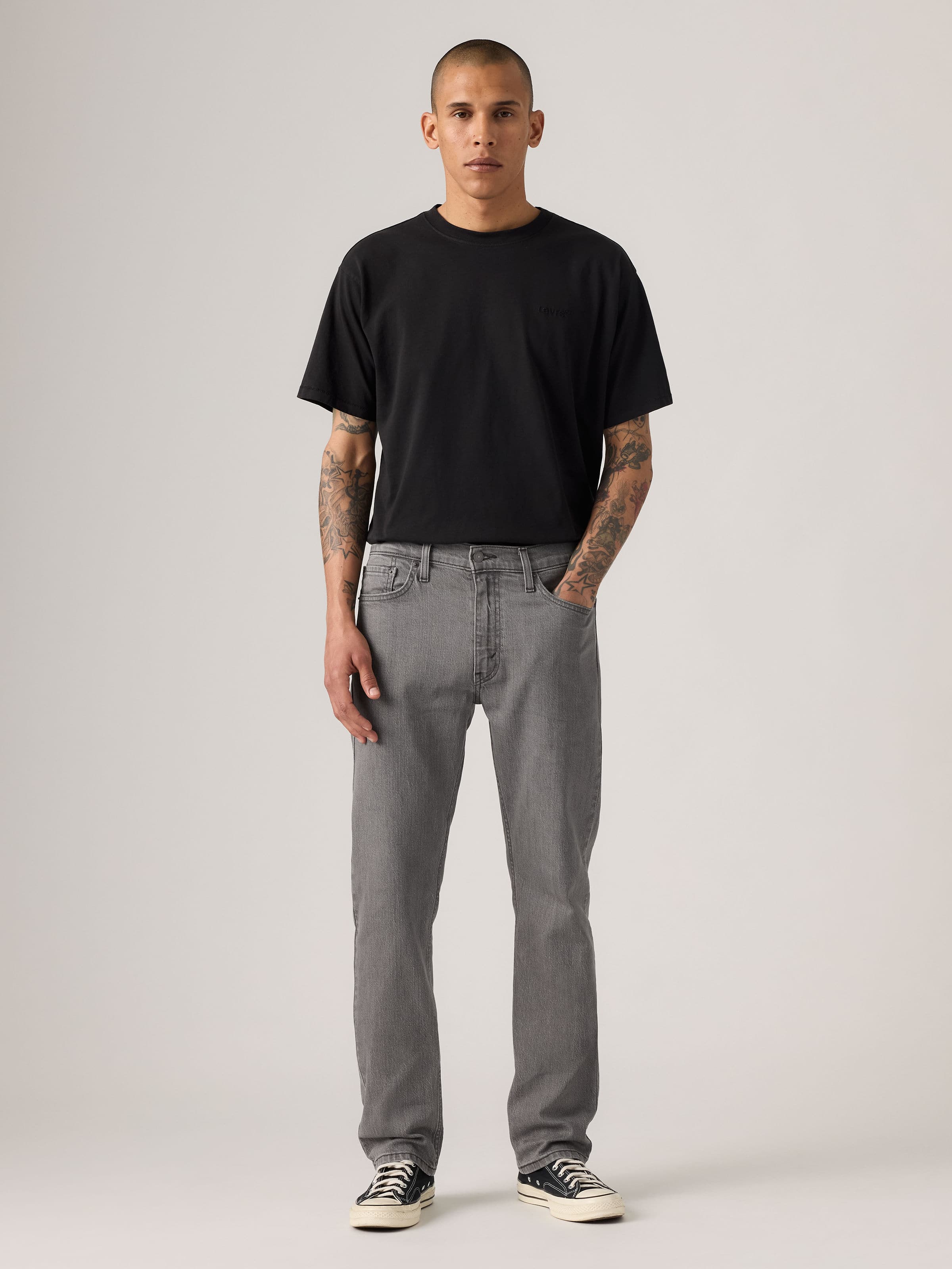 513 Slim Straight In Grey Days