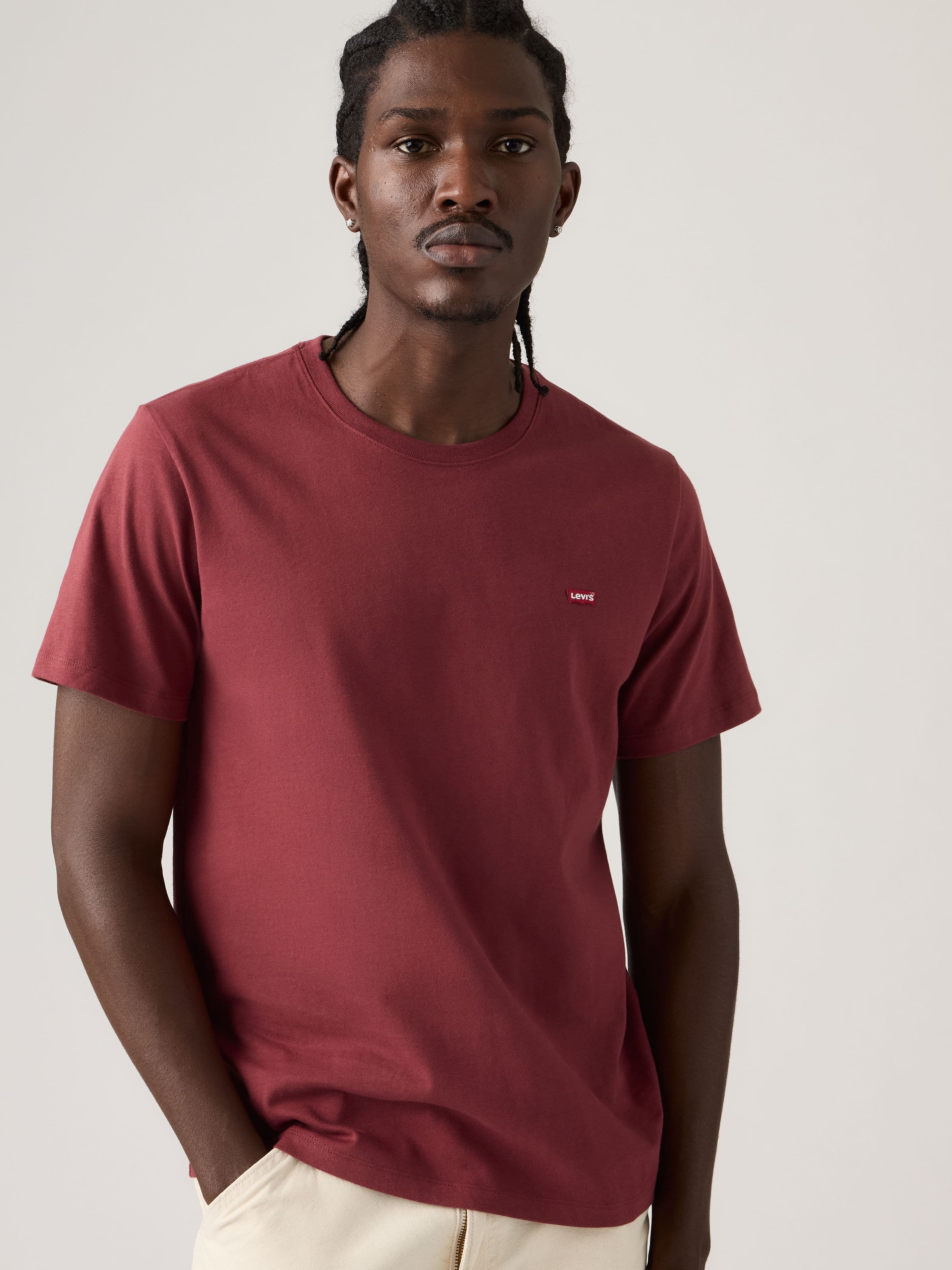 Original Hm Tee In Oxblood Red