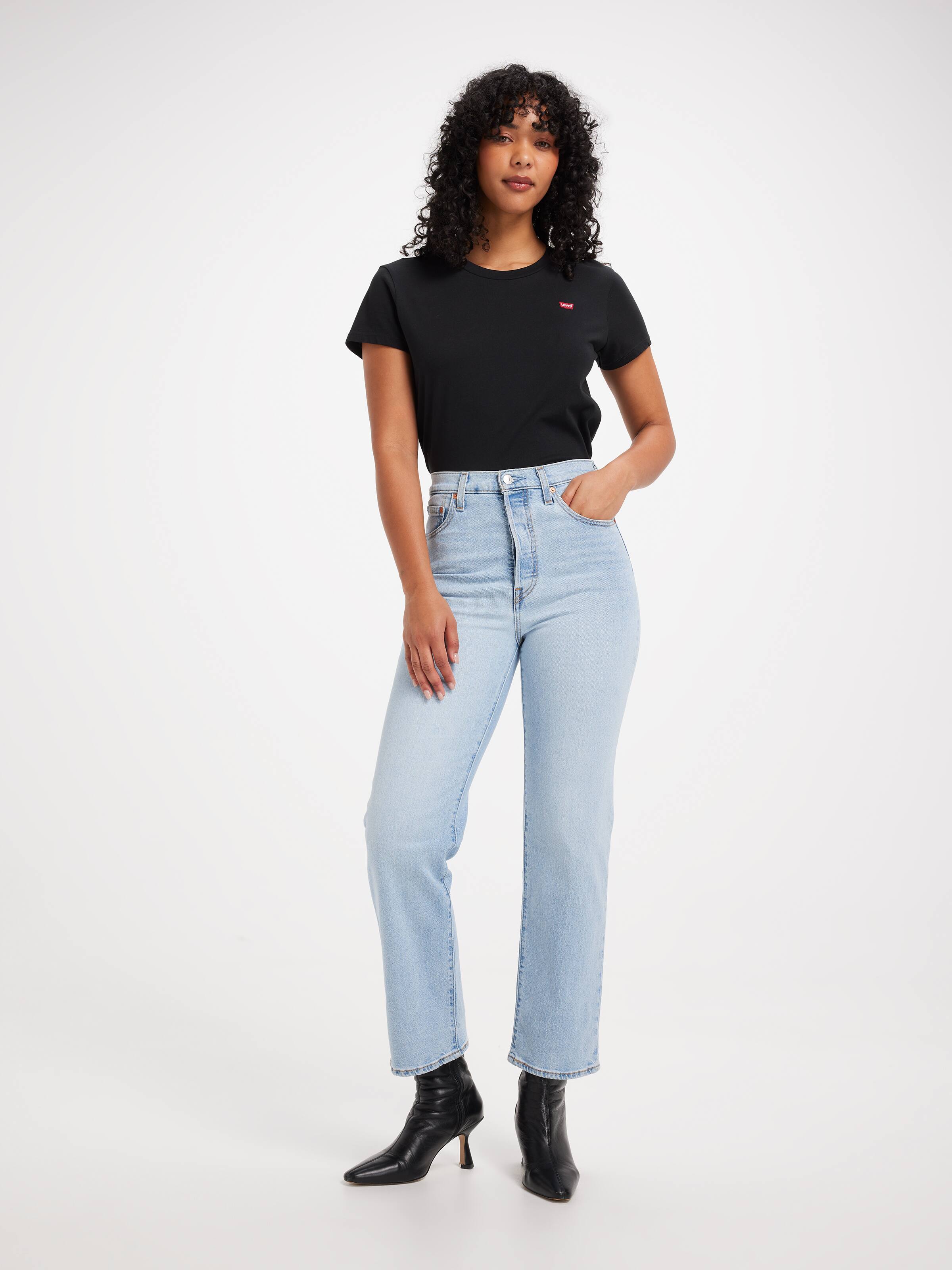 Ribcage Straight Ankle In Filter Her