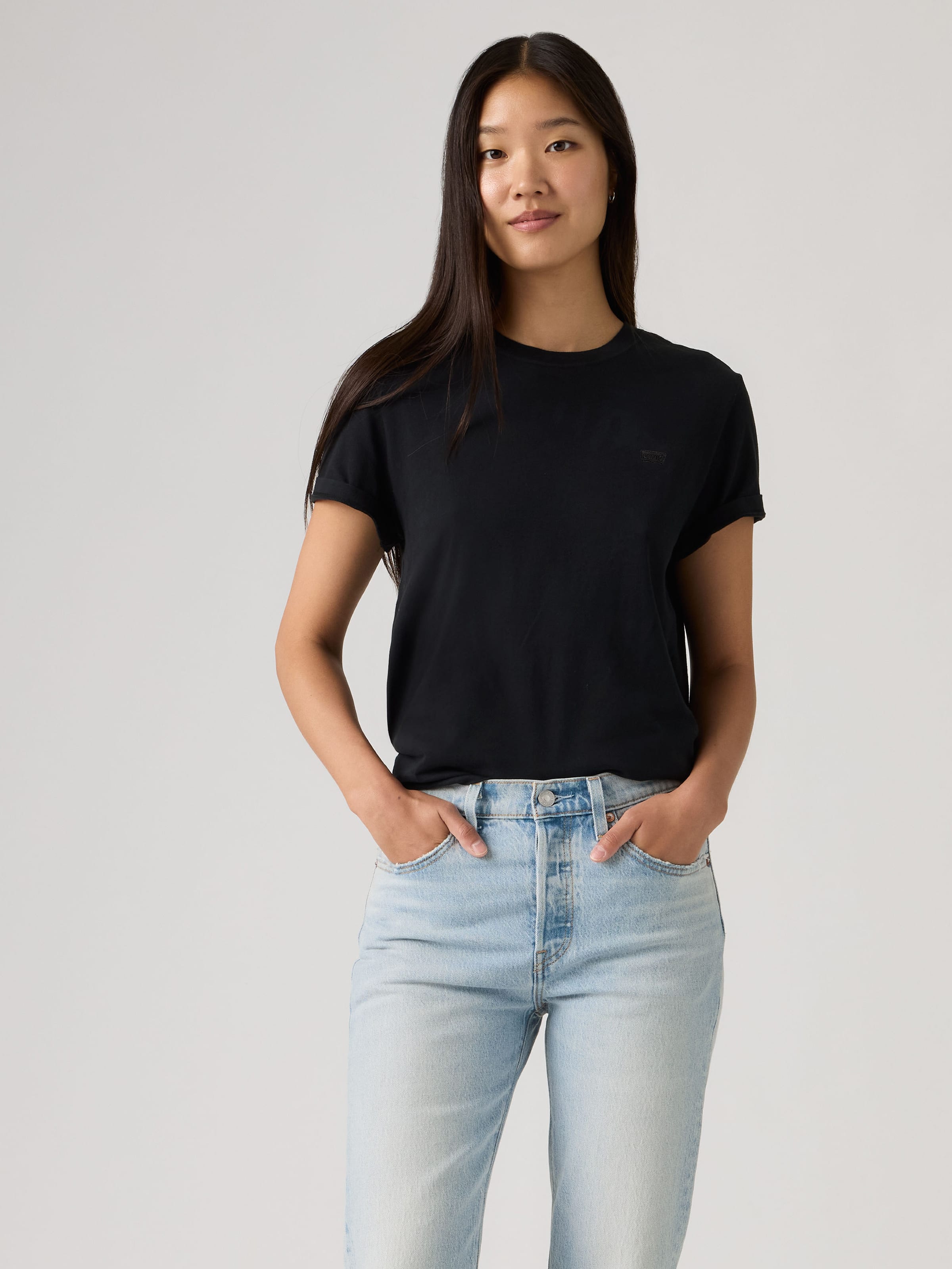 Favorite Cotton Tee Hm In Anthracite Night Jersey