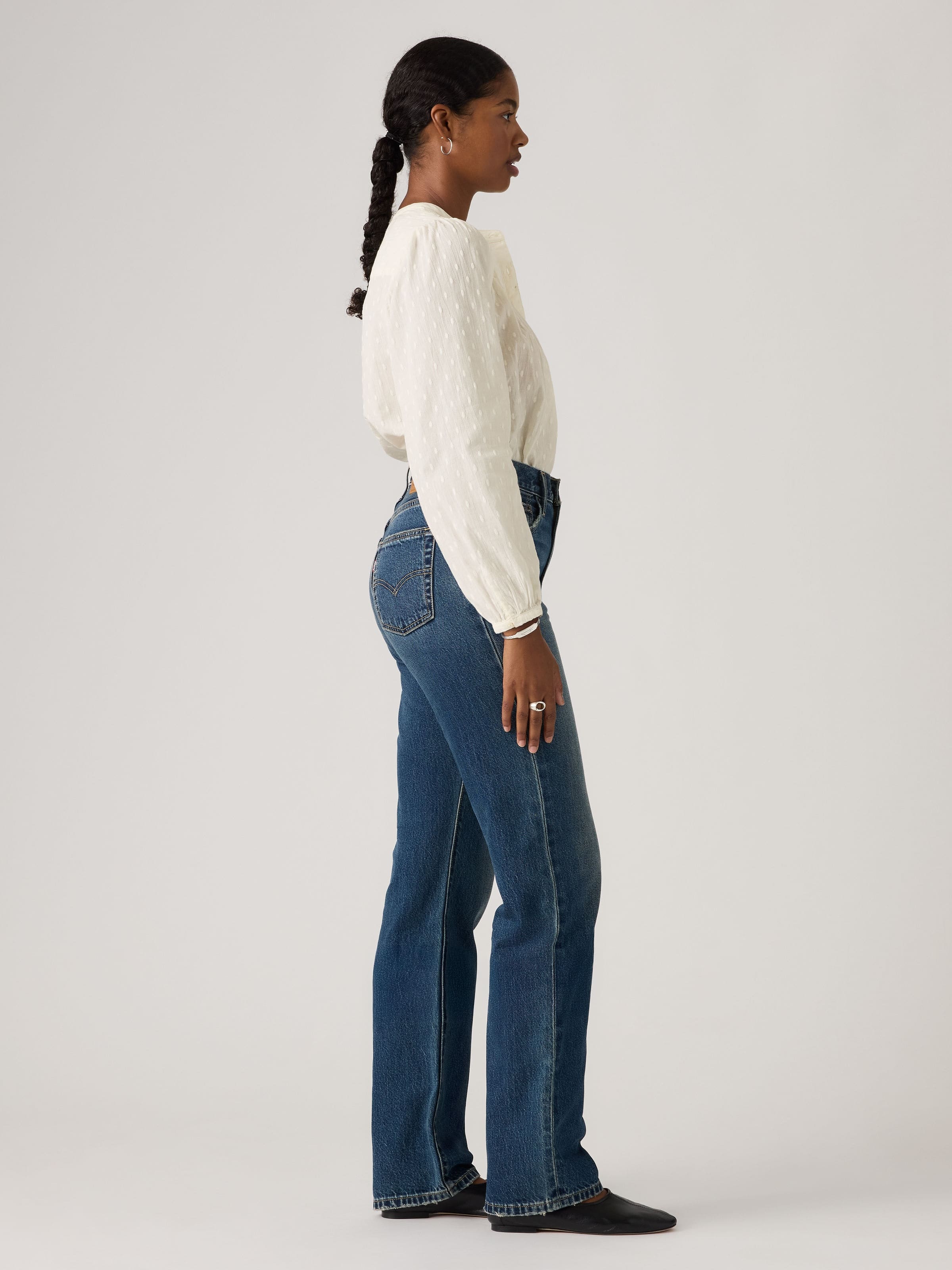 Easy Dad Jeans In Free Lunch