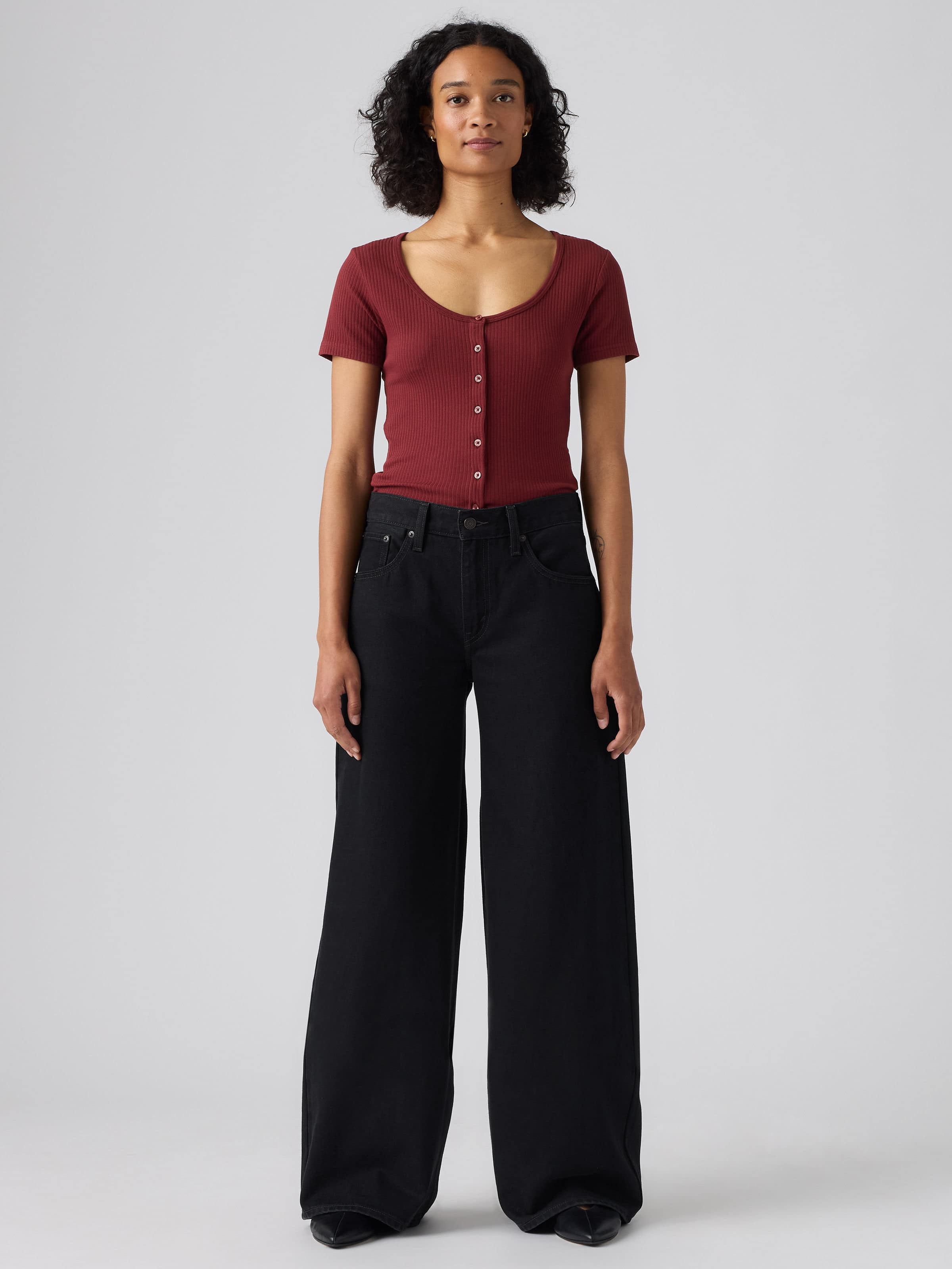 Middy Wide Leg In Open Mind