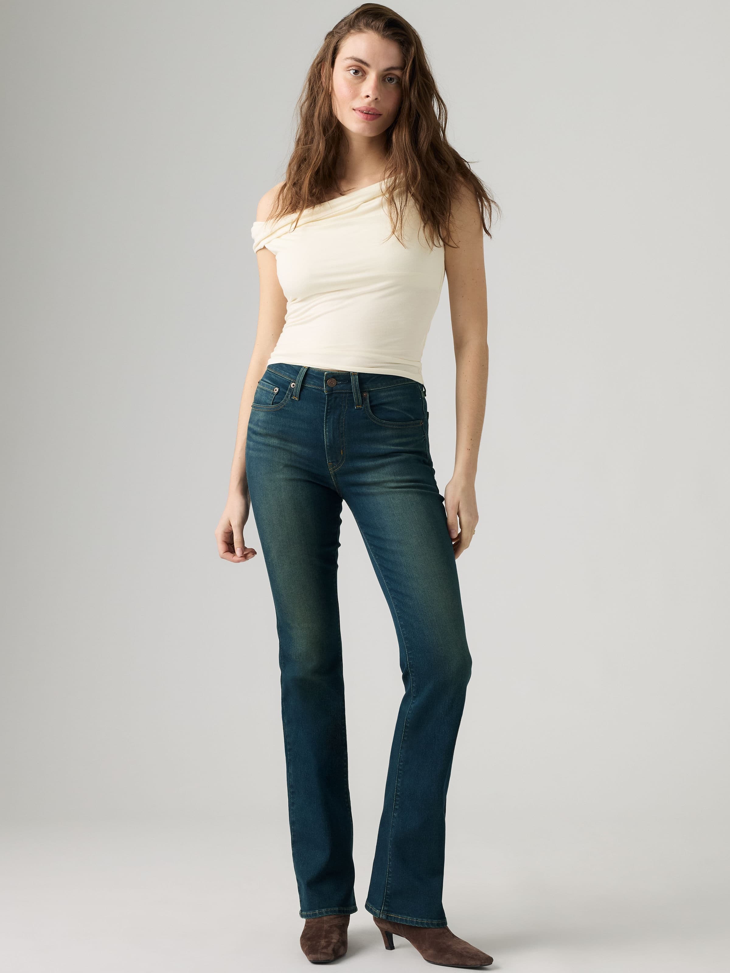 725 High Rise Bootcut In Tint Time