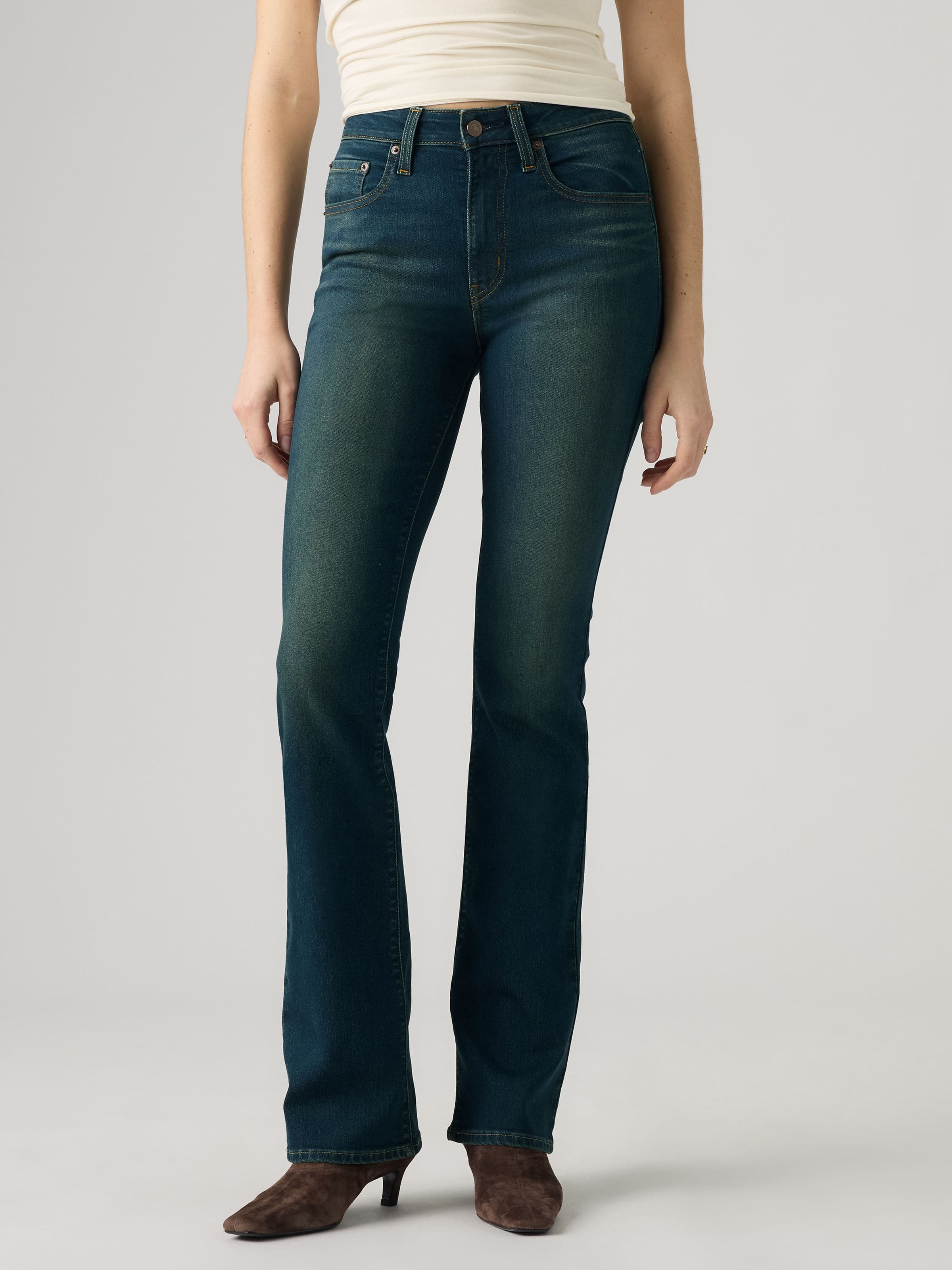 725 High Rise Bootcut In Tint Time