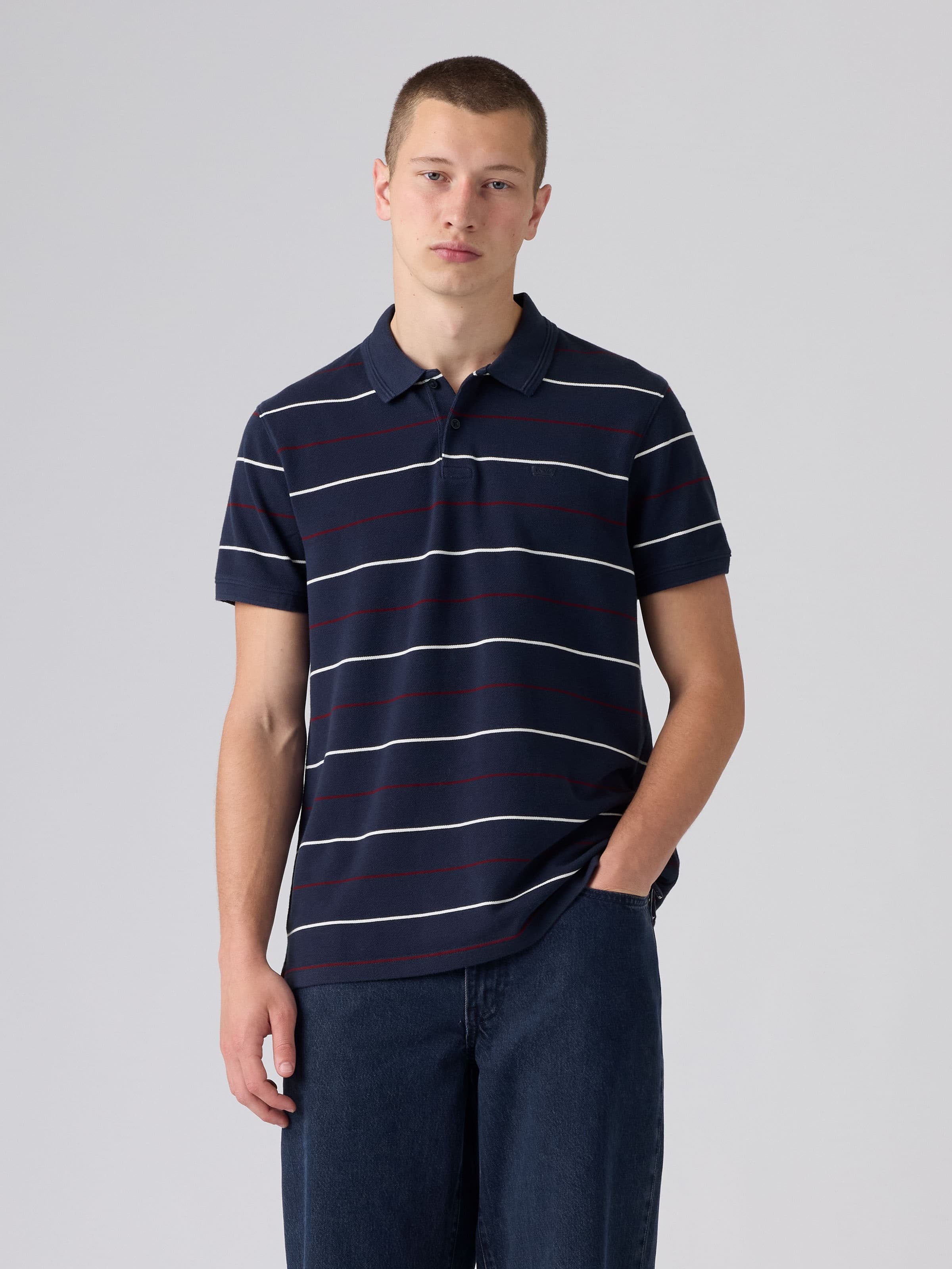 Original Polo In Doyle Stripe Navy Blazer