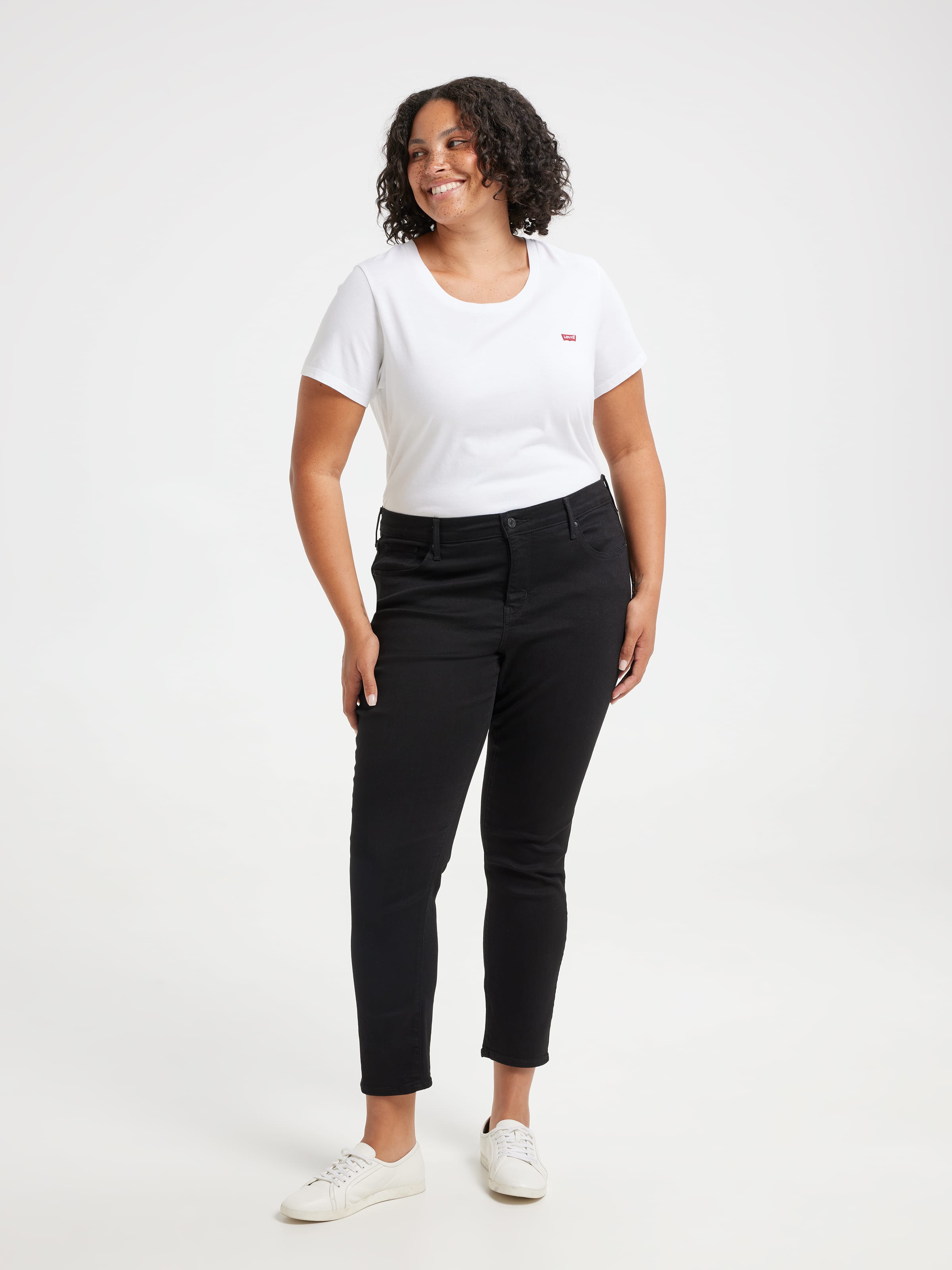Curve 311 Shaping Skinny Jean In Soft Black