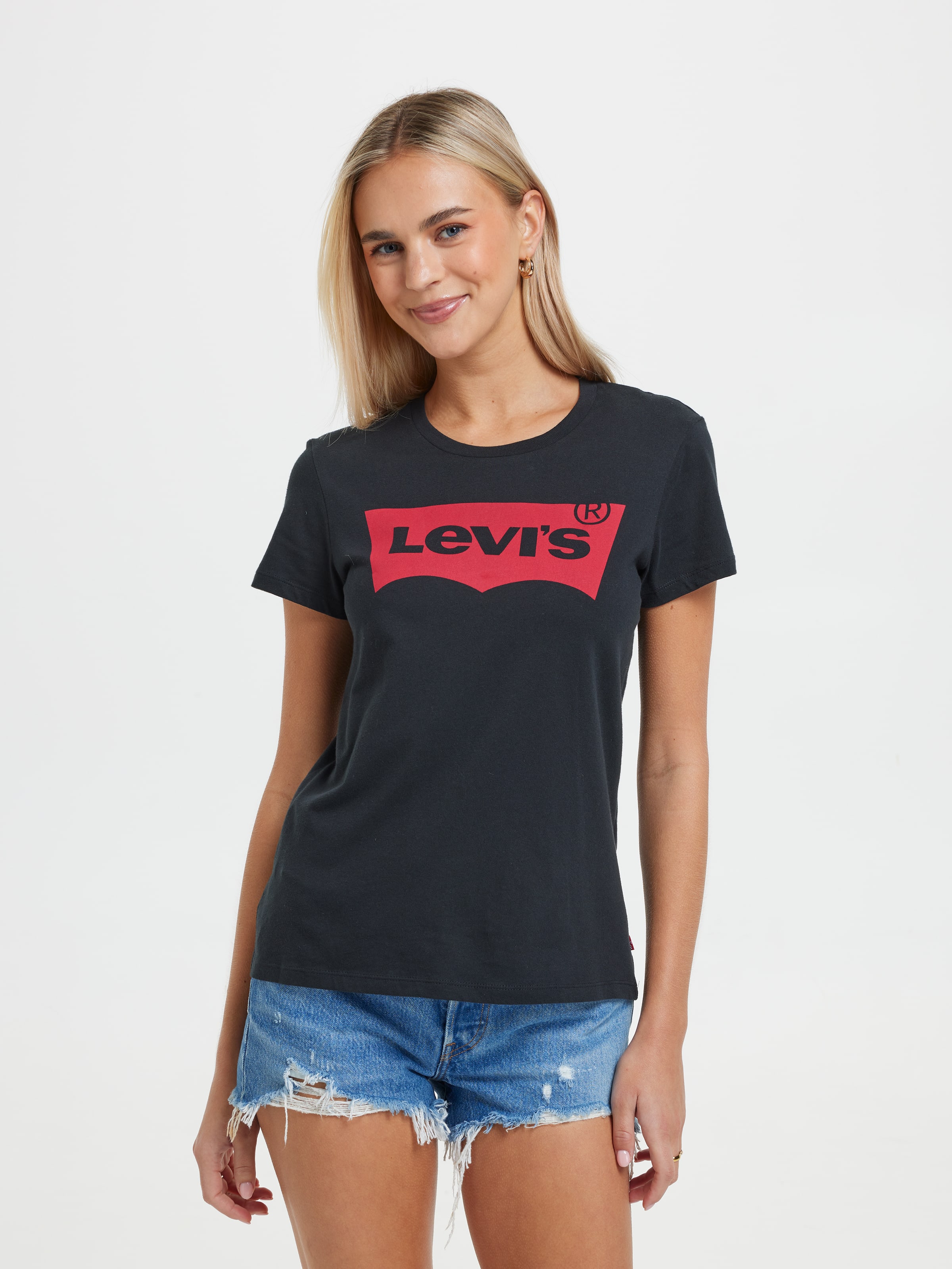 Perfect Batwing Tee In Black
