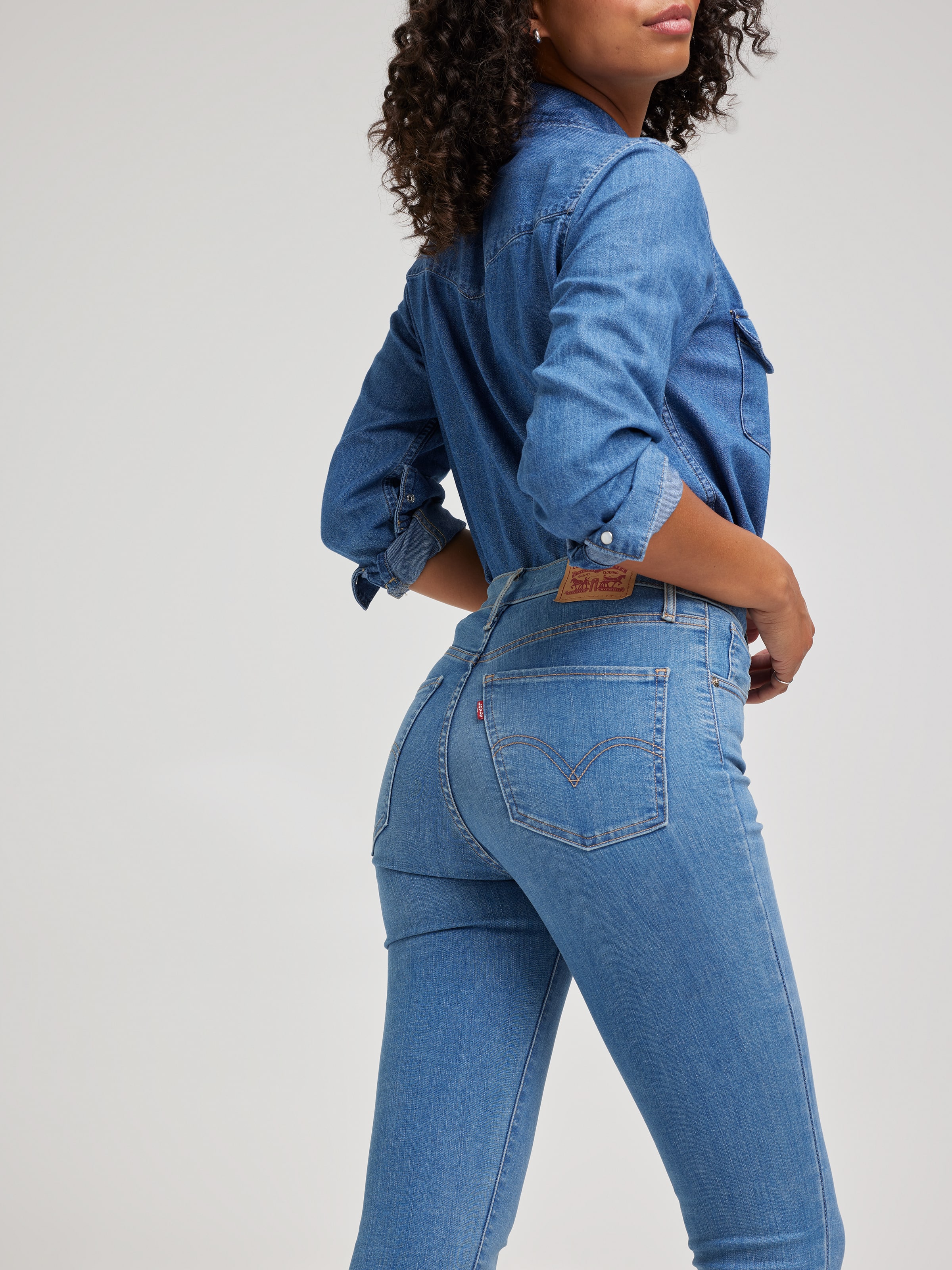 Jeans mile clearance high super skinny