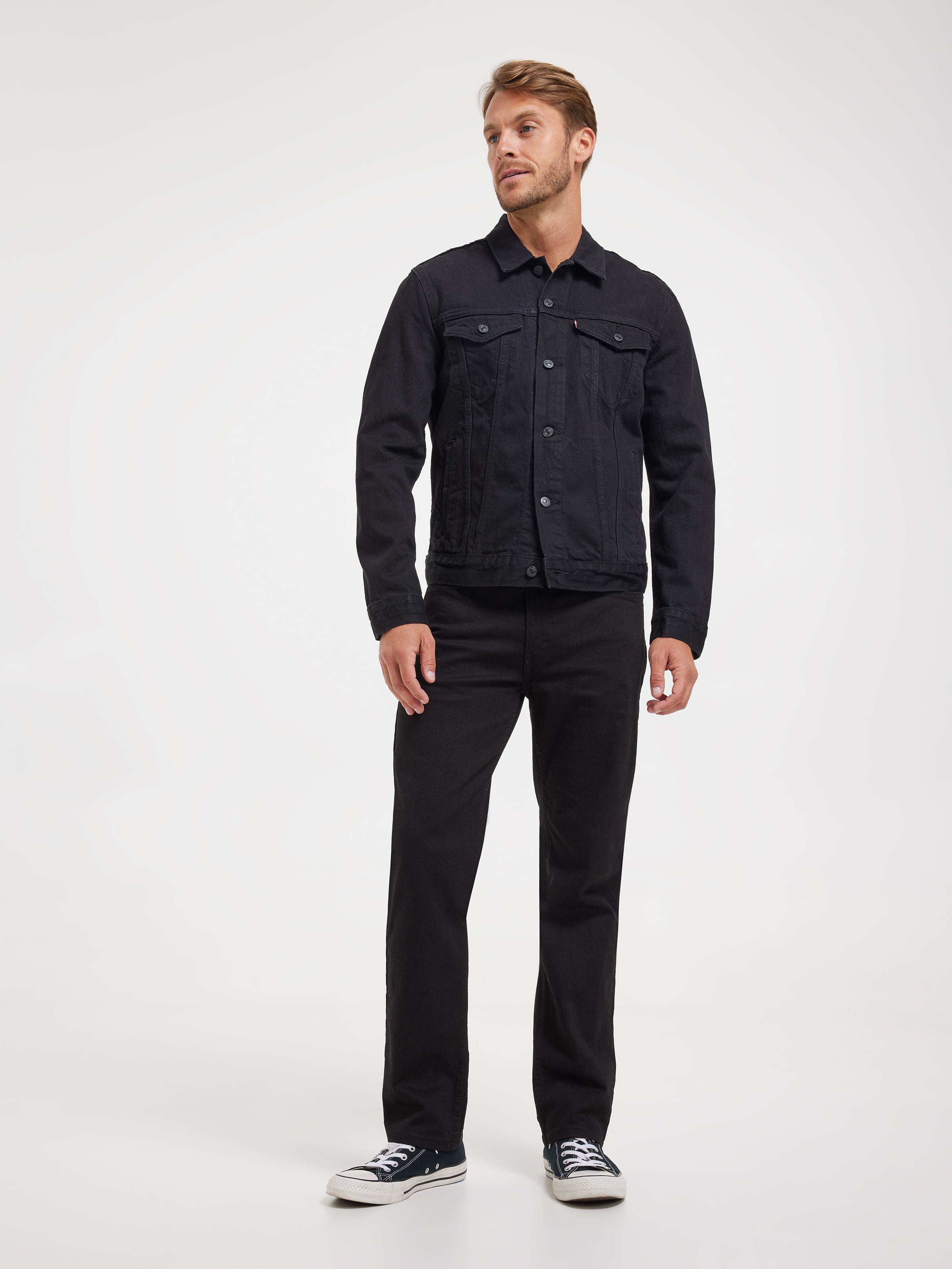 514 Straight Jean In Cali Black
