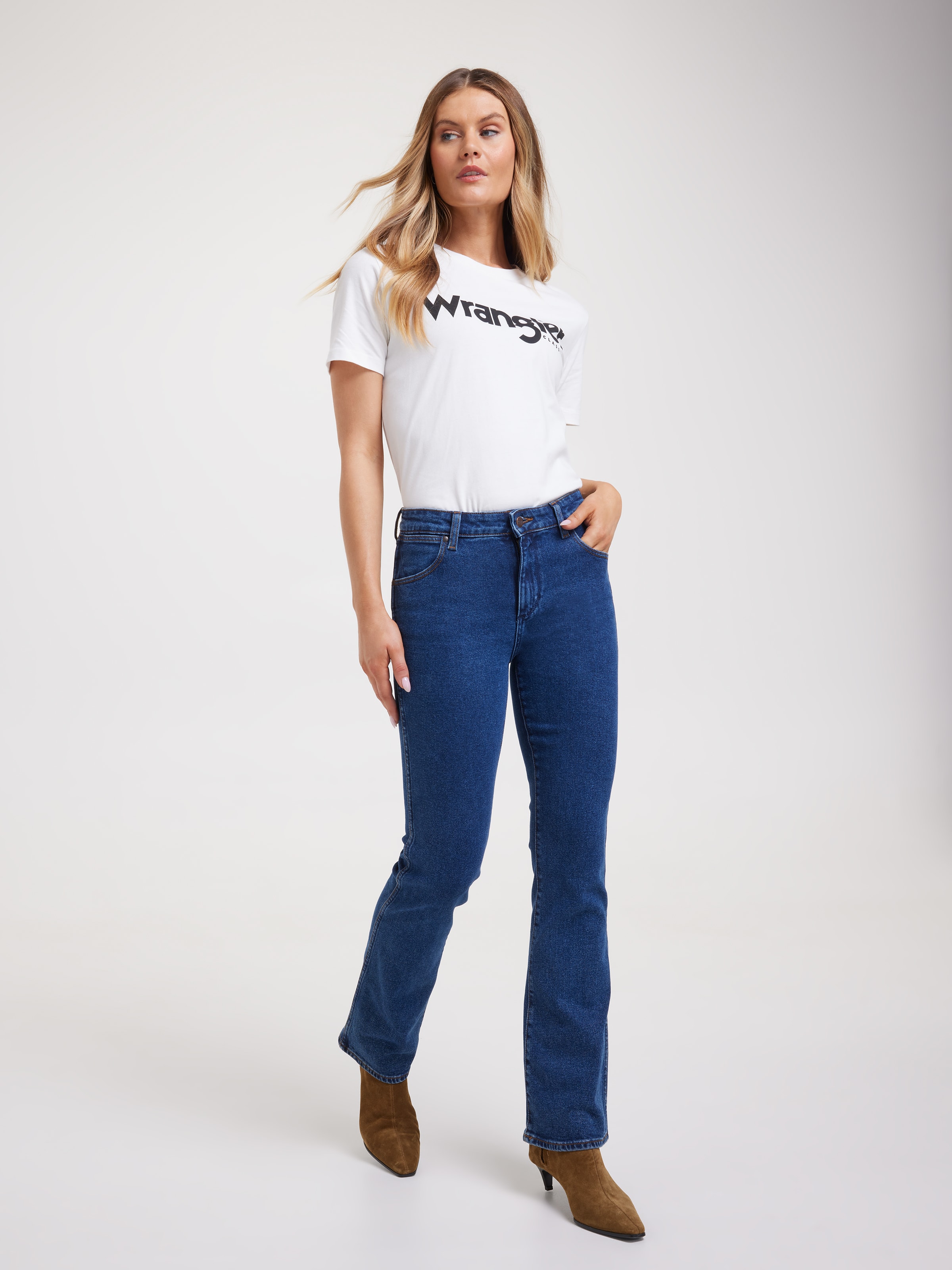 Classics Bootcut In Deep Stone