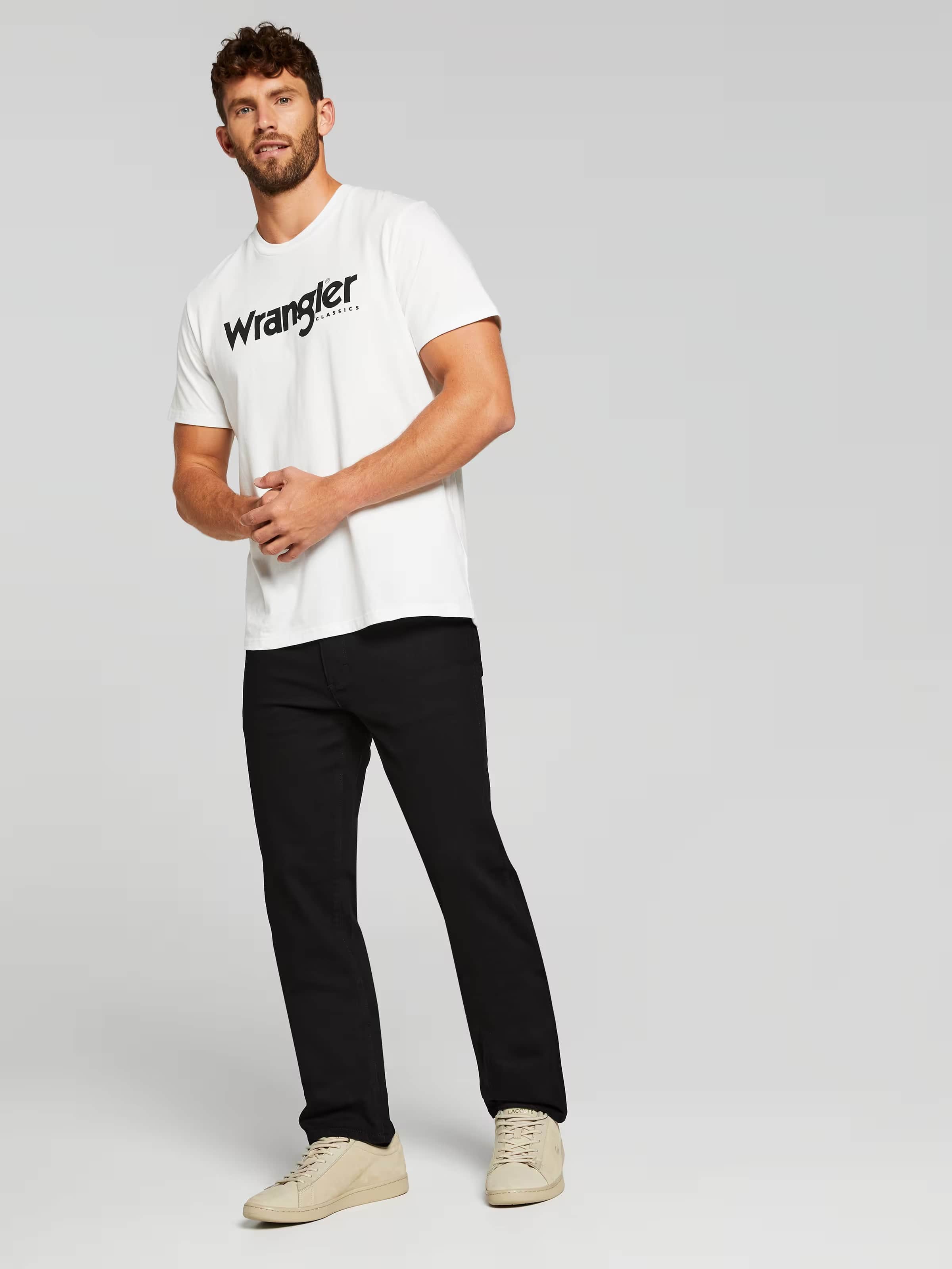 Straight Jean In Black Rinse