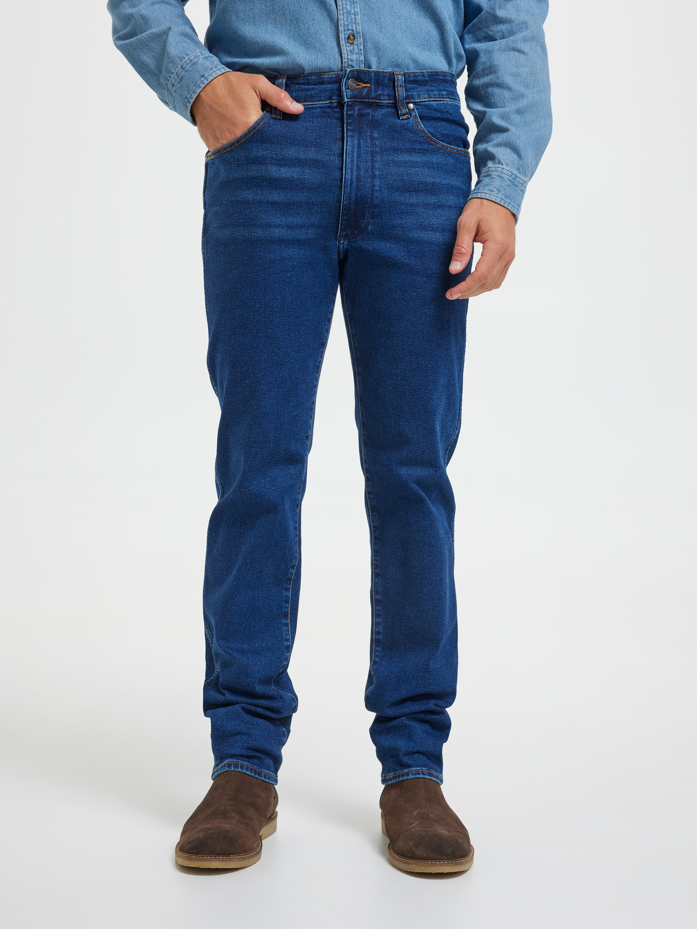 Classics Slim Straight Jean In Double Rinse