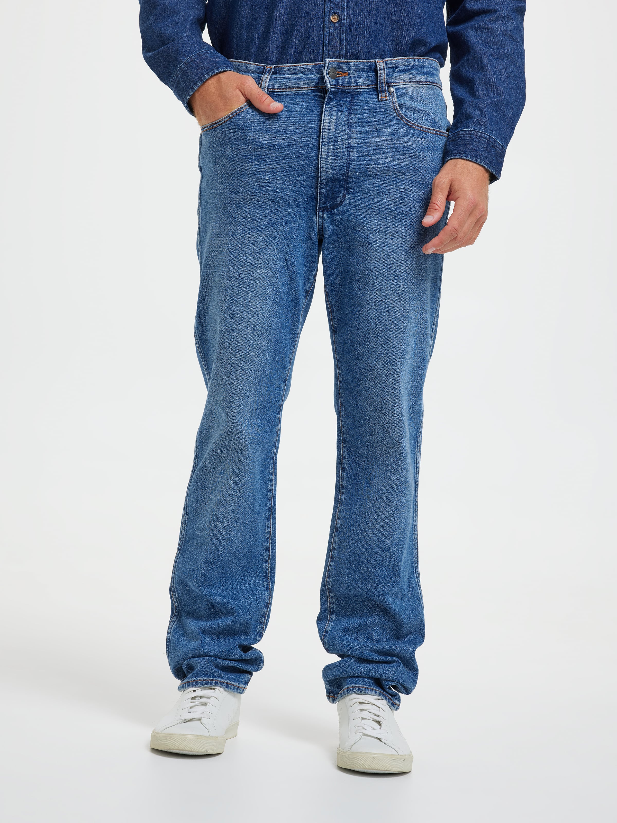 Slim Straight Washed Stone