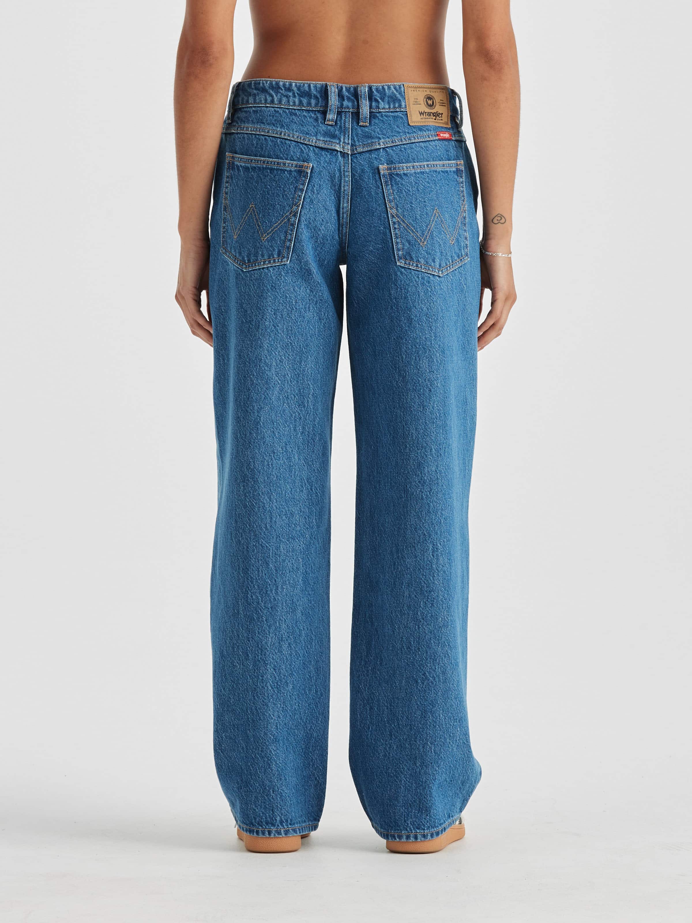 Low Bell Baggy In Lush Blues