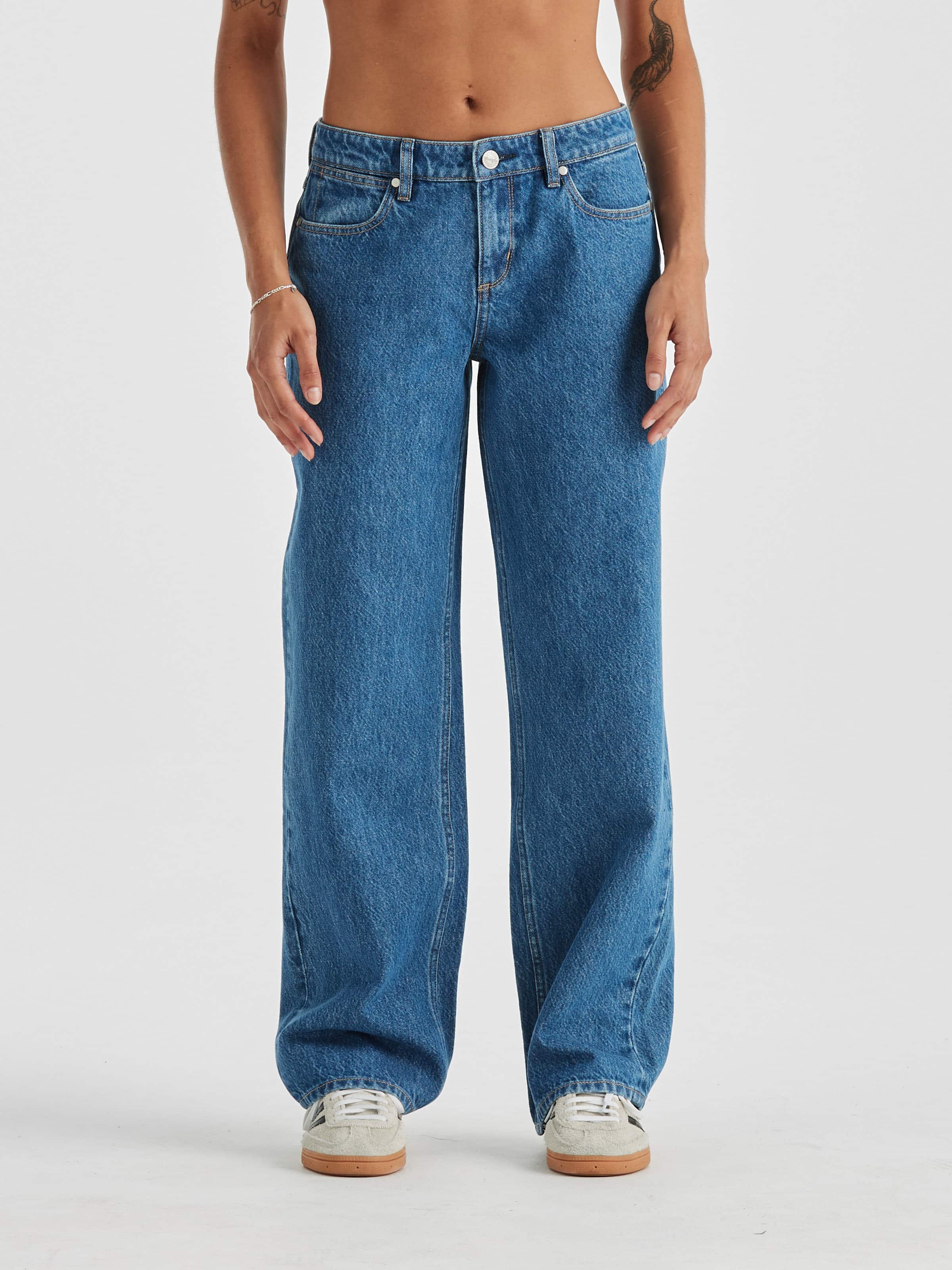 Low Bell Baggy In Lush Blues