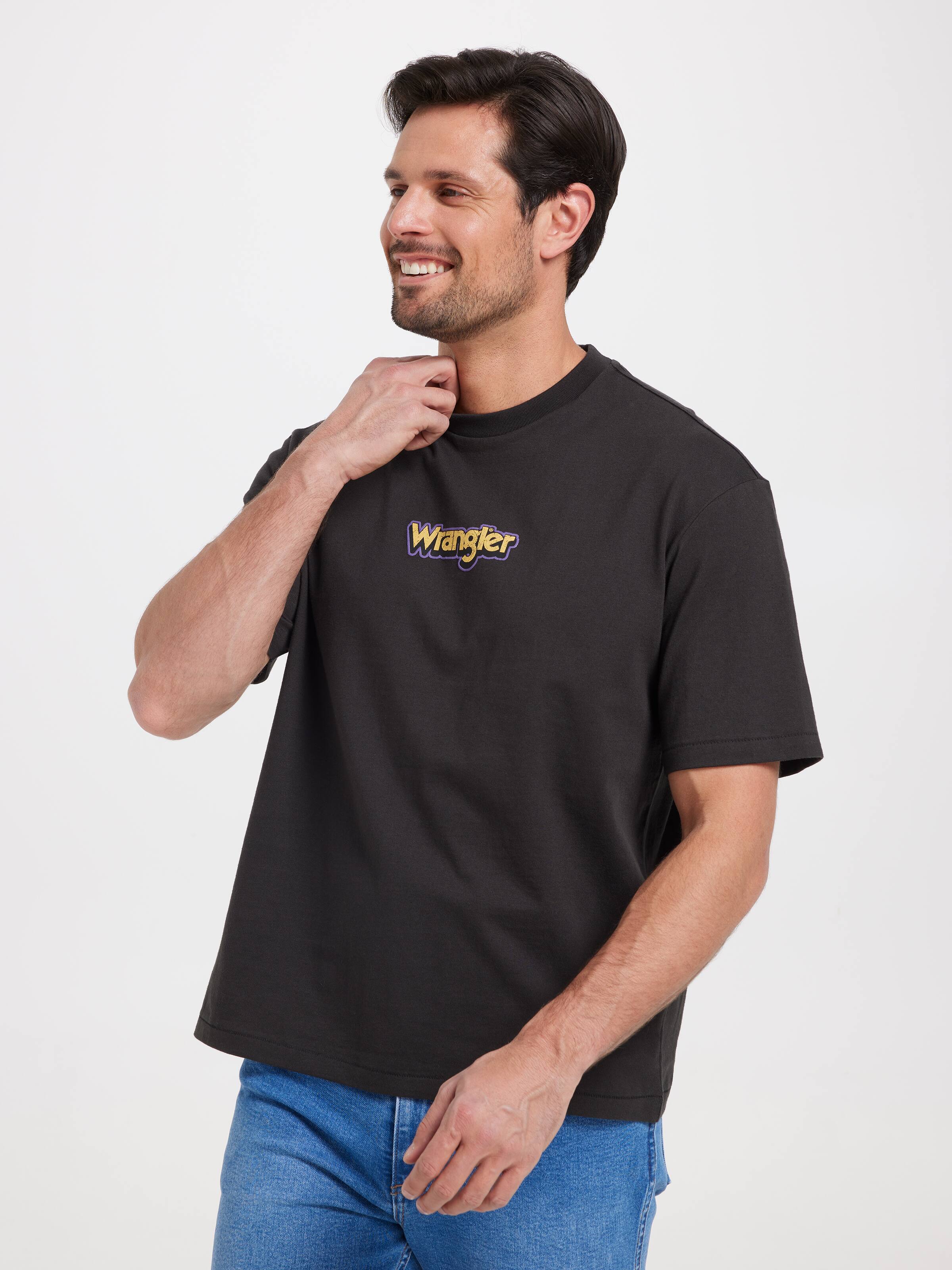 Kabel Slacker Tee In Worn Black