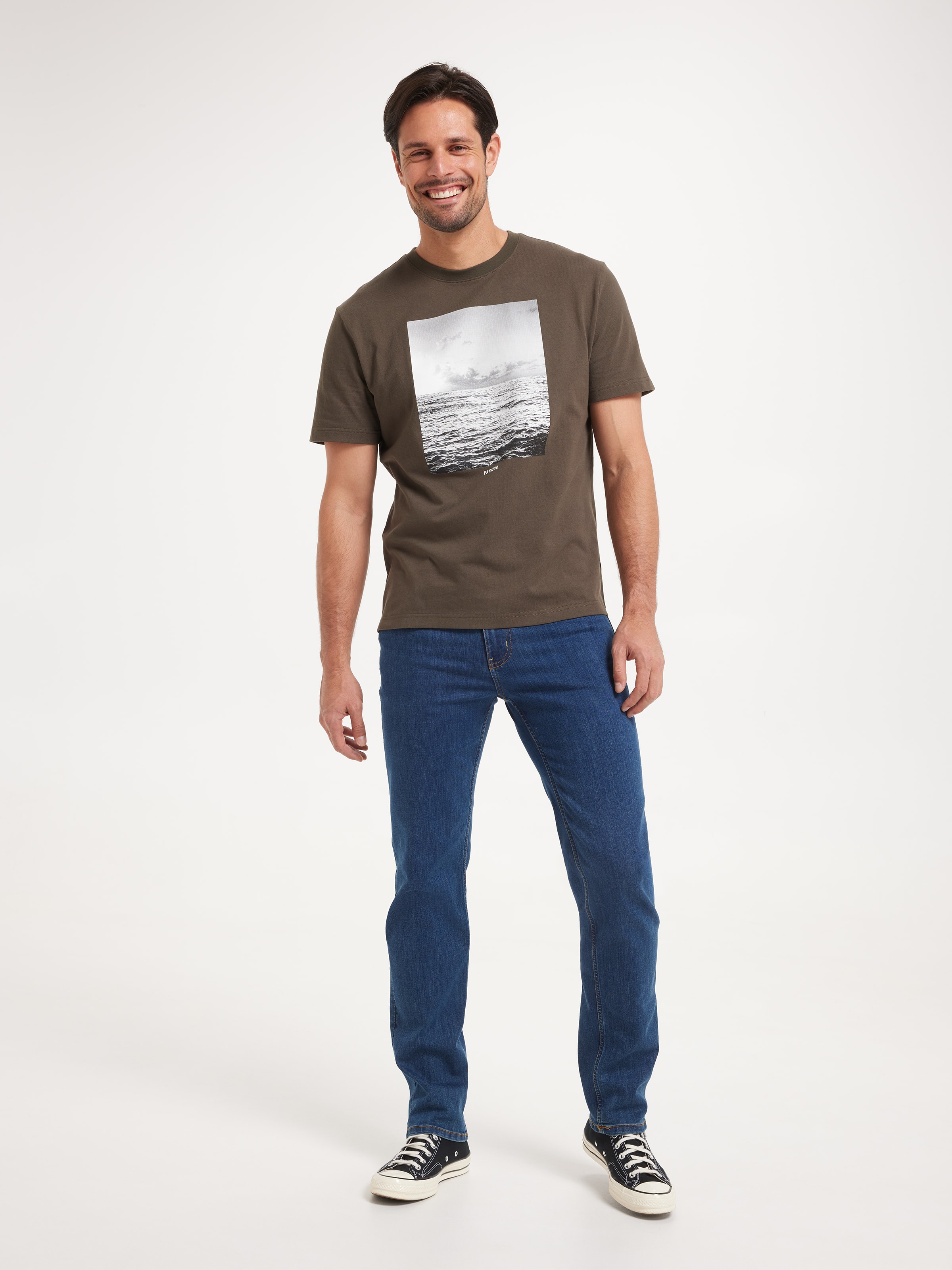 Stretch Regular Straight Leg Jean