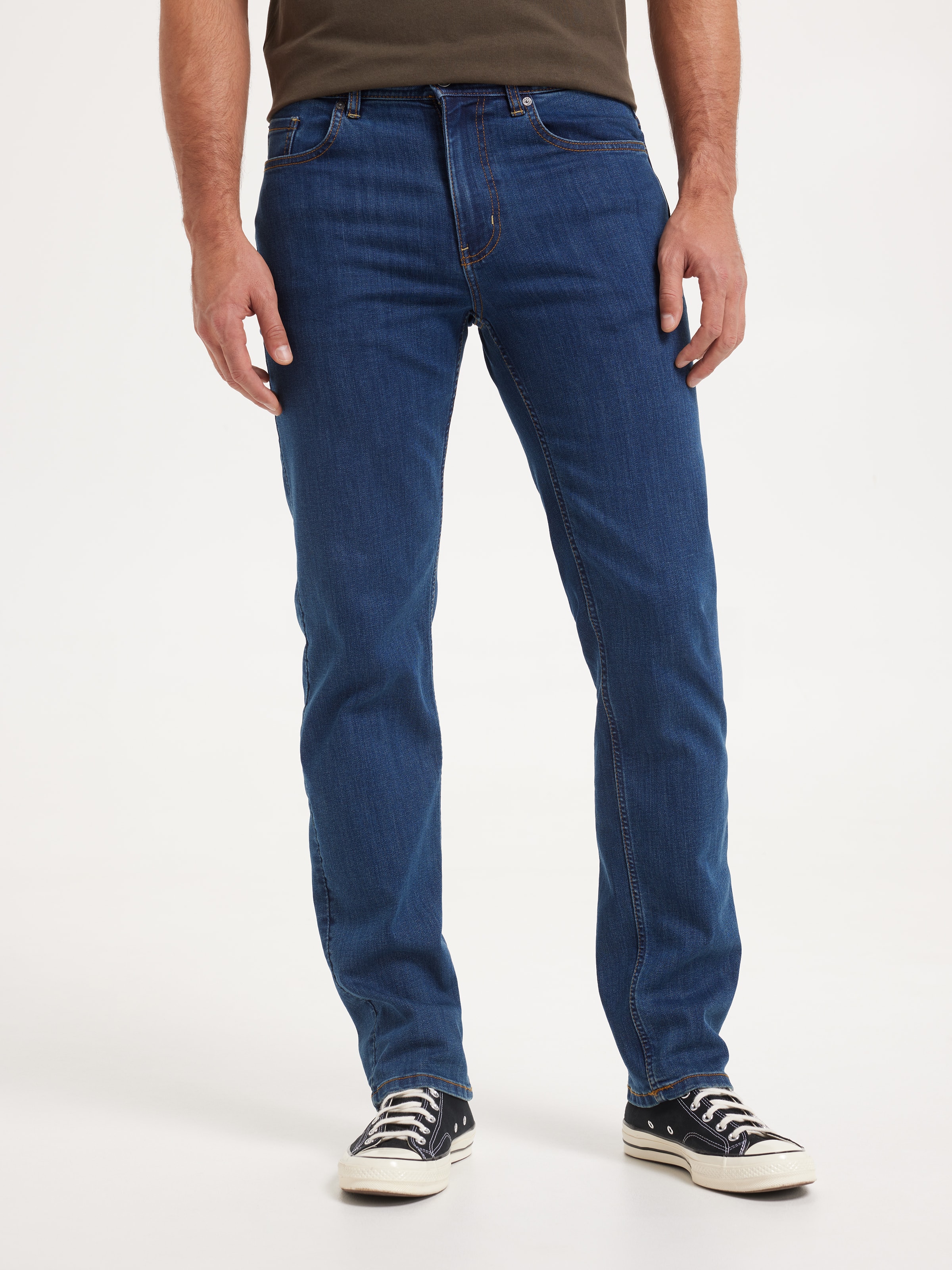 Stretch Regular Straight Leg Jean